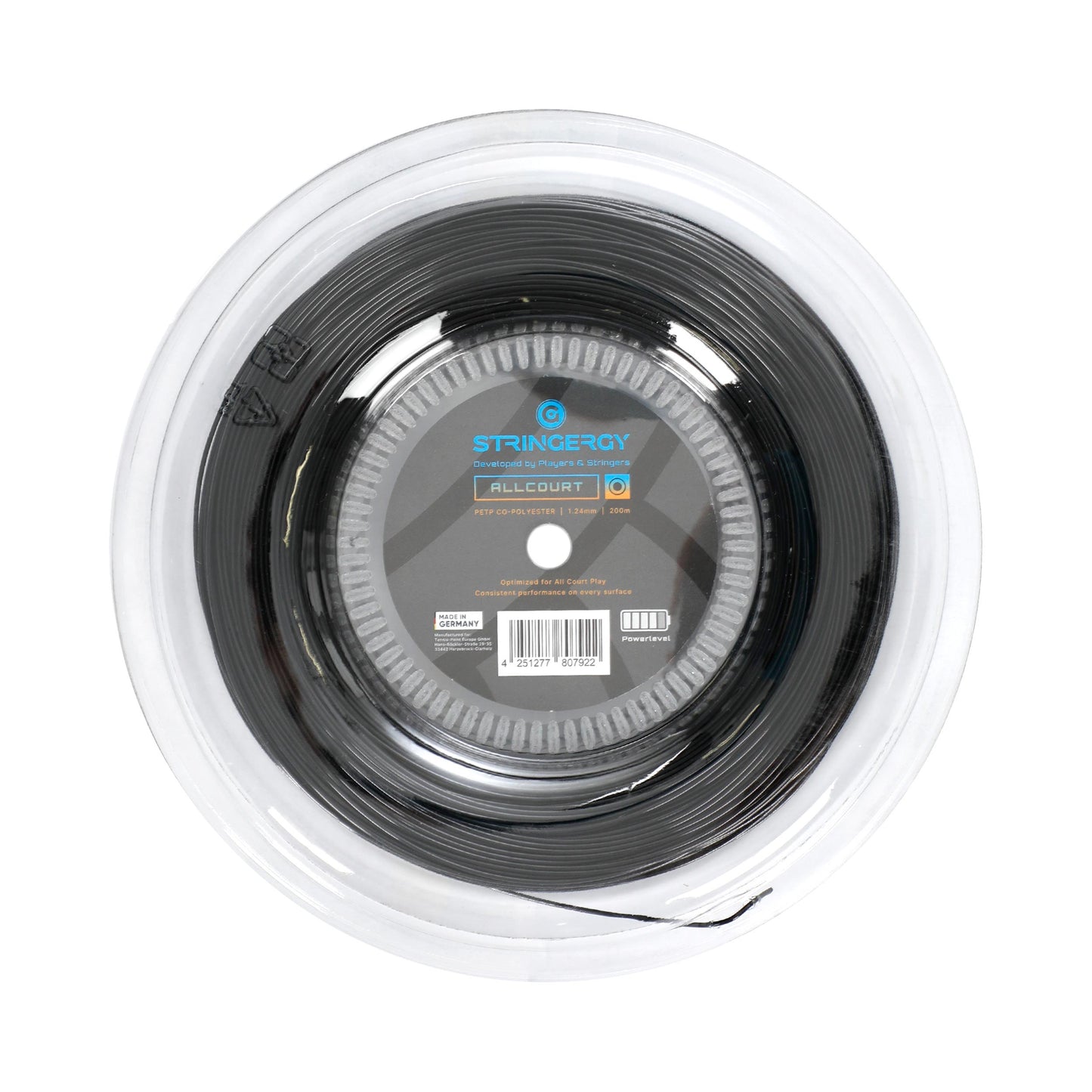 Stringergy Allcourt  String reel 220m - black