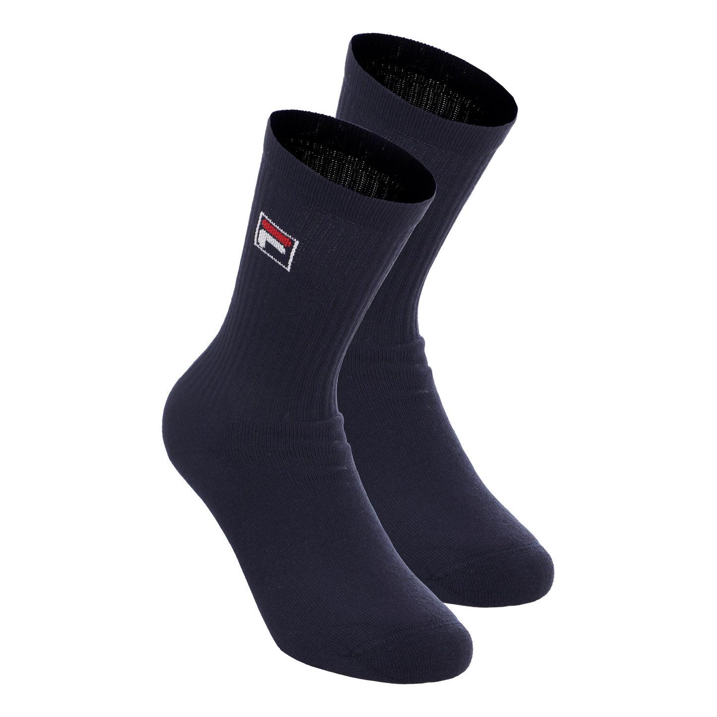 Fila F-Box Crew Sport Tennis Socks 2 Pack Unisex - dark blue