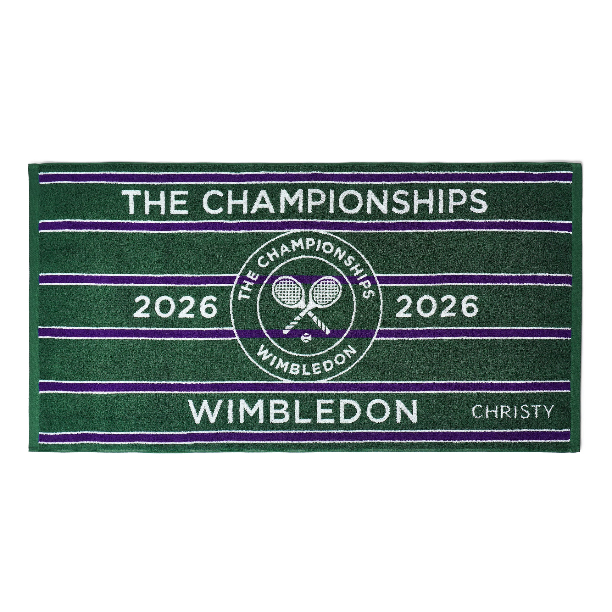 Christy Wimbledon Champ Towel - green, lilac