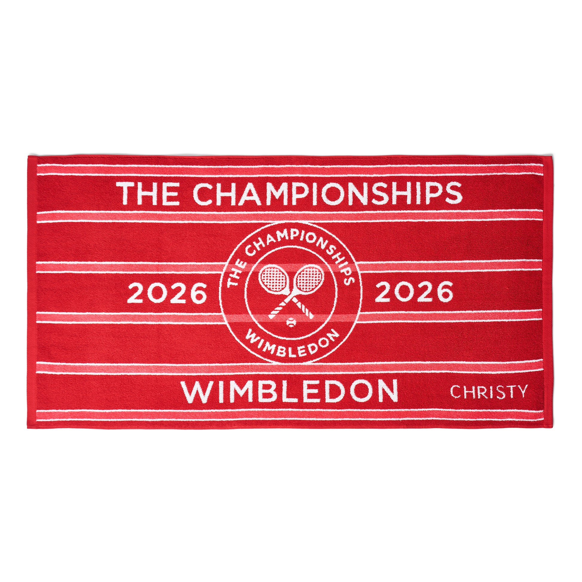 Christy Wimbledon Champ Towel - red