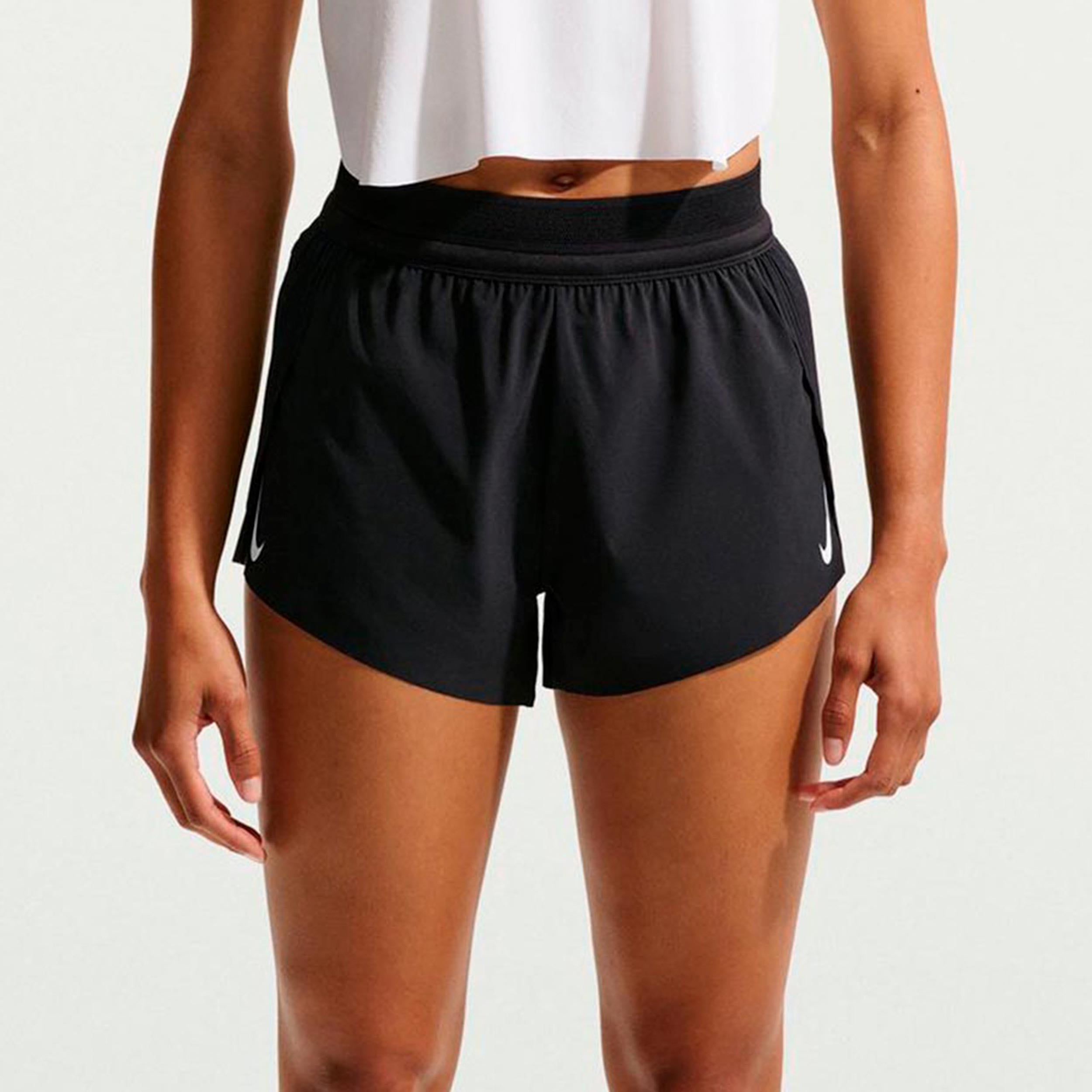 Nike AeroSwift Running shorts Women - black, white