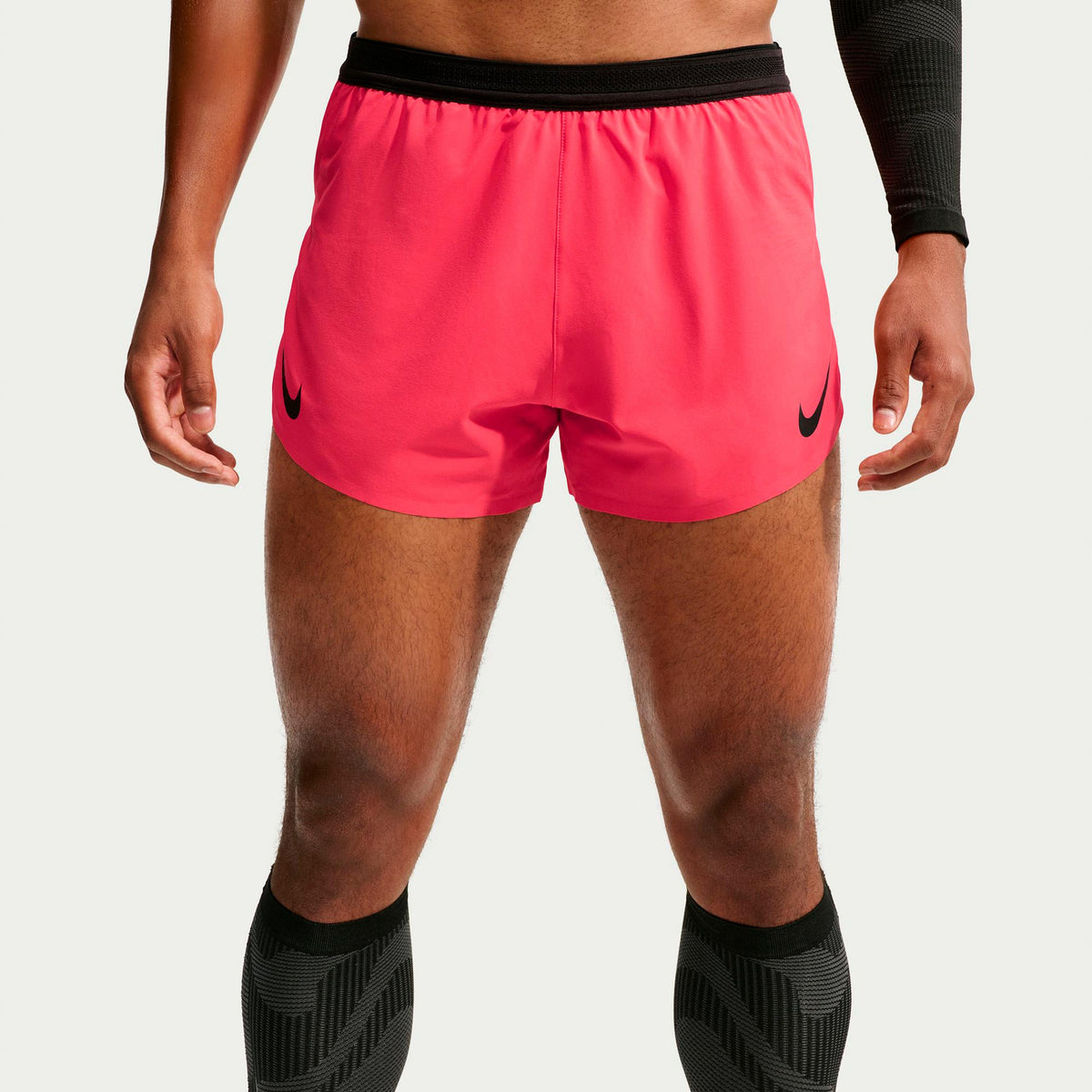 Nike AeroSwift  Running shorts Men - red, black