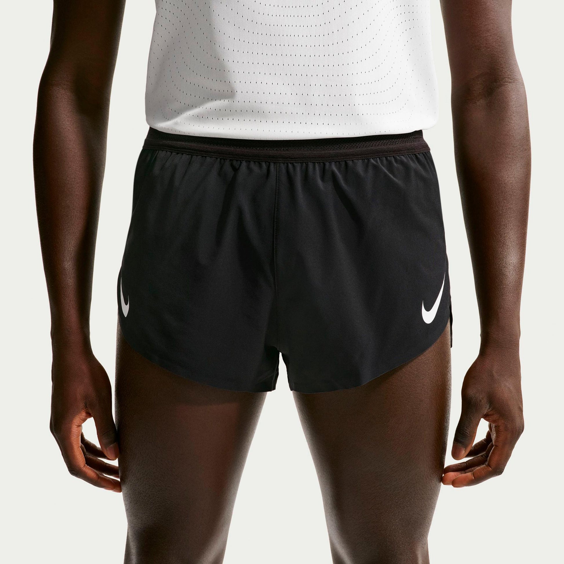 Nike AeroSwift Running shorts Men - black, white
