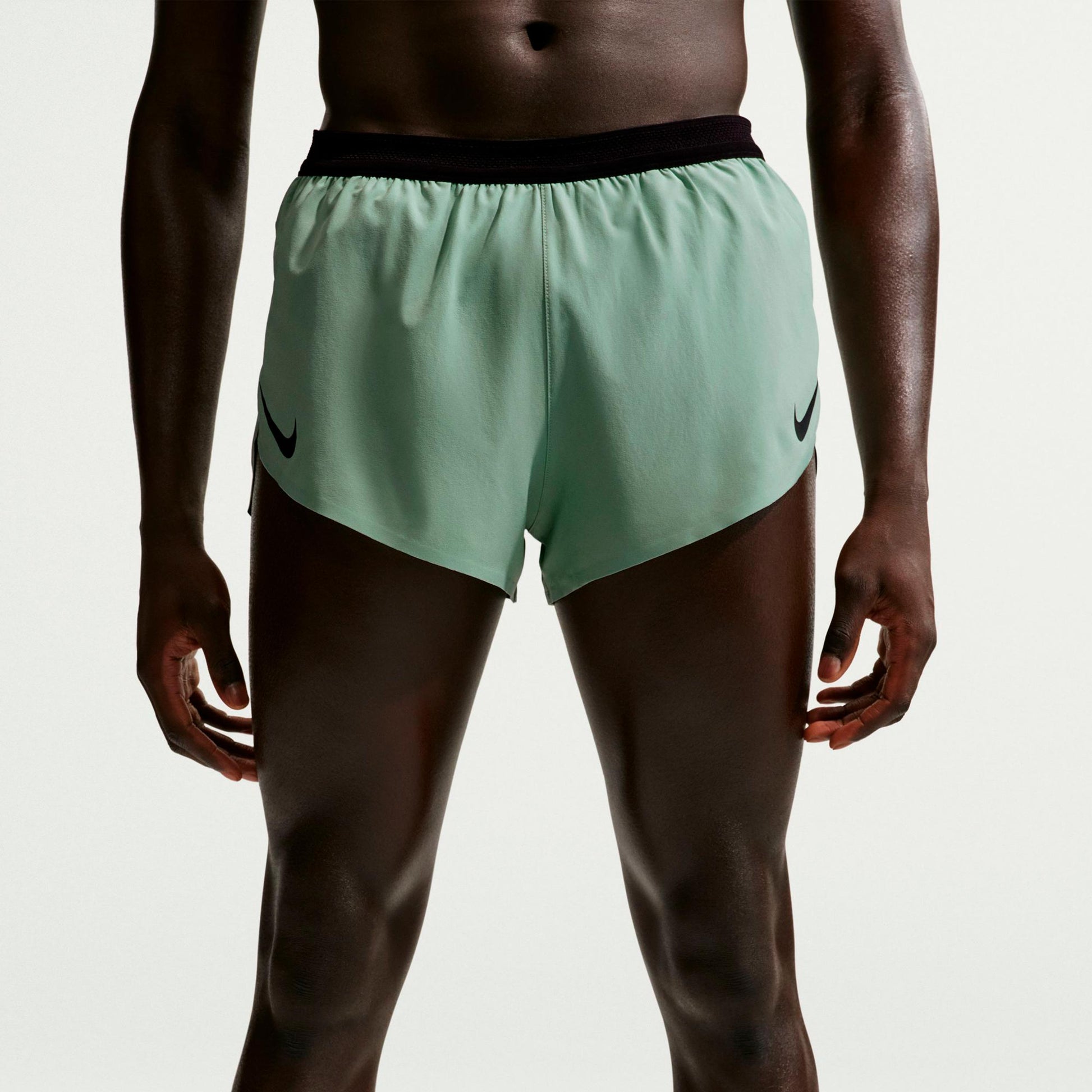 Nike AeroSwift Running shorts Men - olive, black
