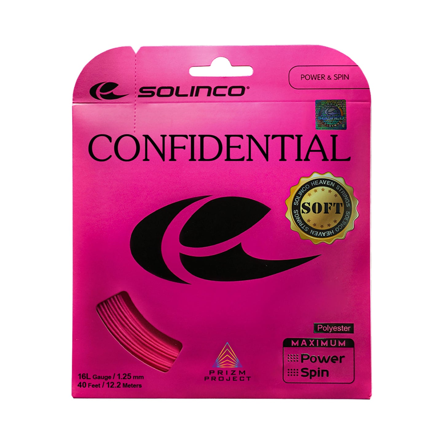 Solinco Confidential Soft  String set 12m - pink