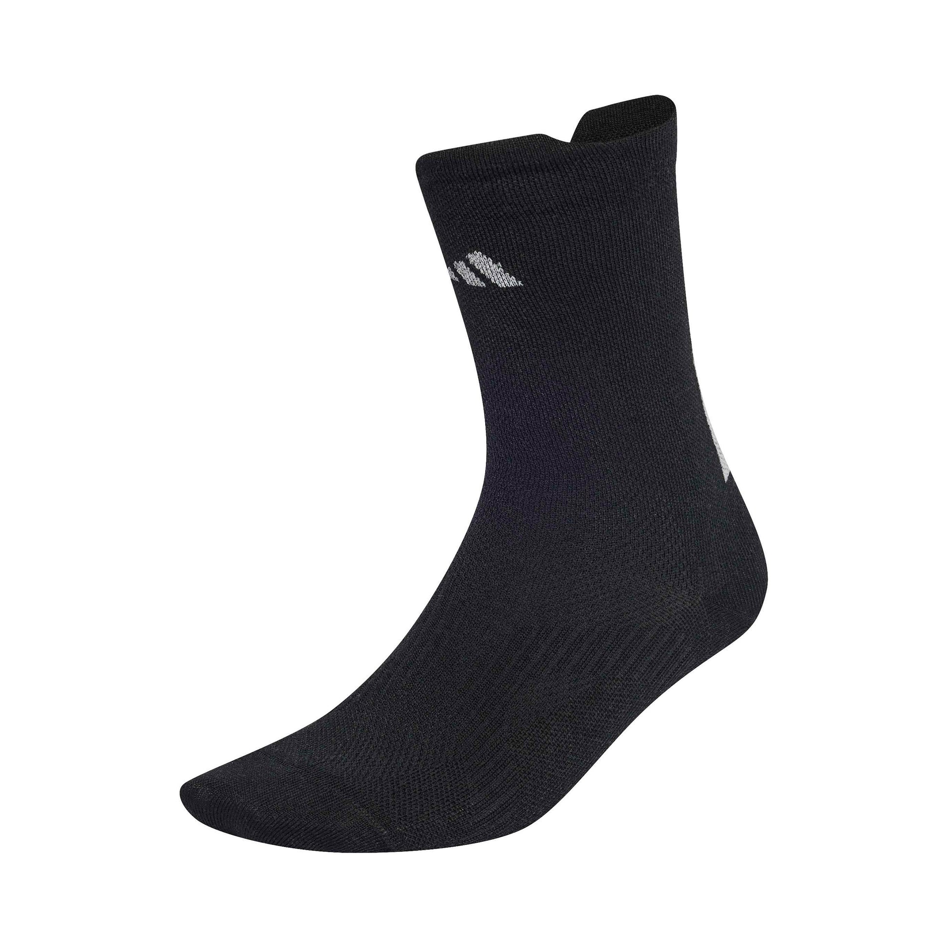 adidas Run Reflective Crew Running Socks Unisex - black