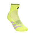 adizero Quarter Running Socks Unisex - yellow, lilac