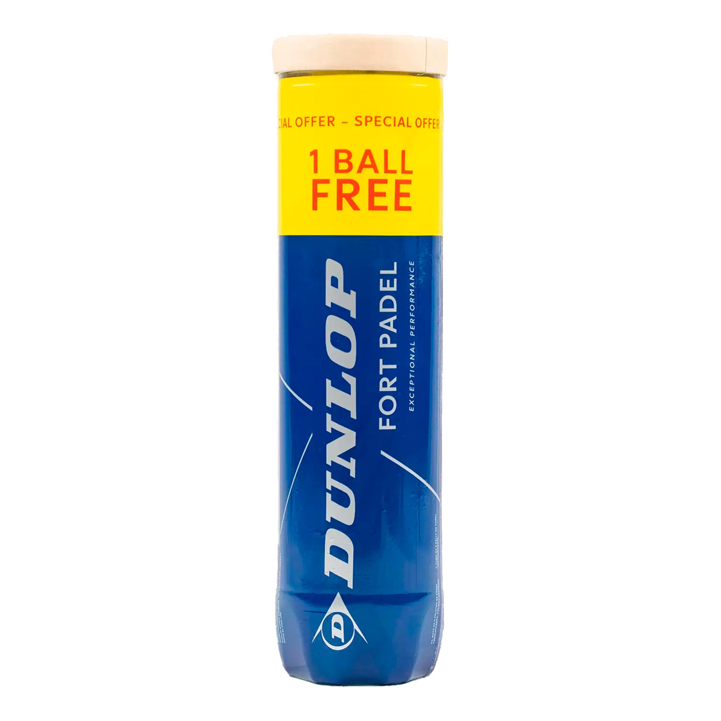 Dunlop Fort Padel 4 Ball Tube