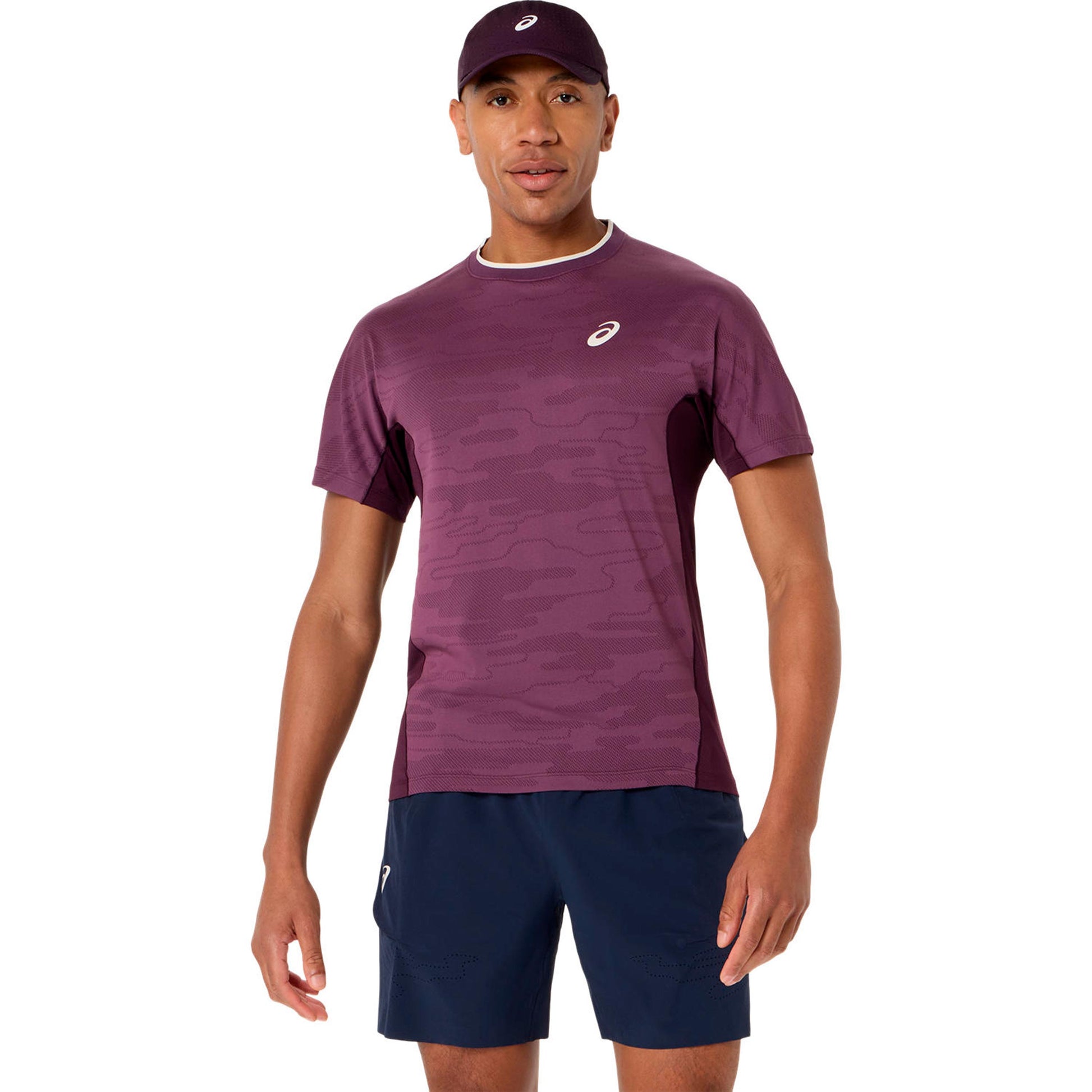ASICS Match T-Shirt Men - wine red
