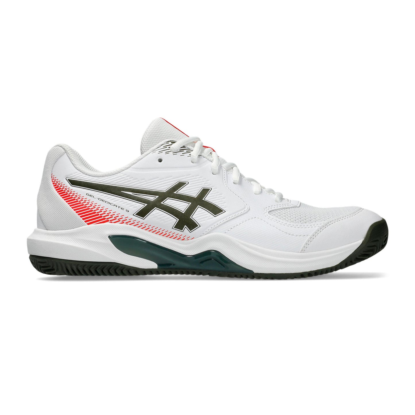 ASICS Gel-Dedicate 9 Clay court shoe Men - white, petrol