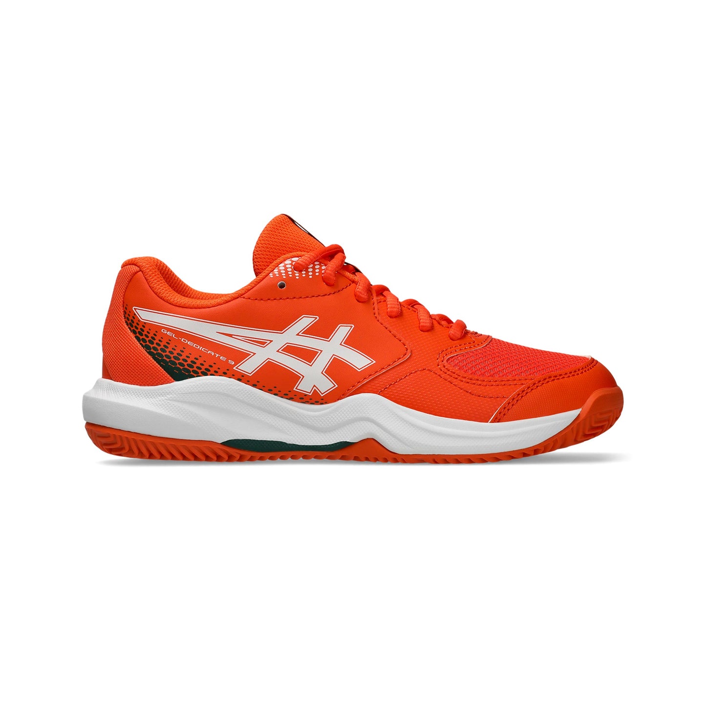 ASICS Gel-Dedicate 9 GS Padel shoe Kids - neon orange, white