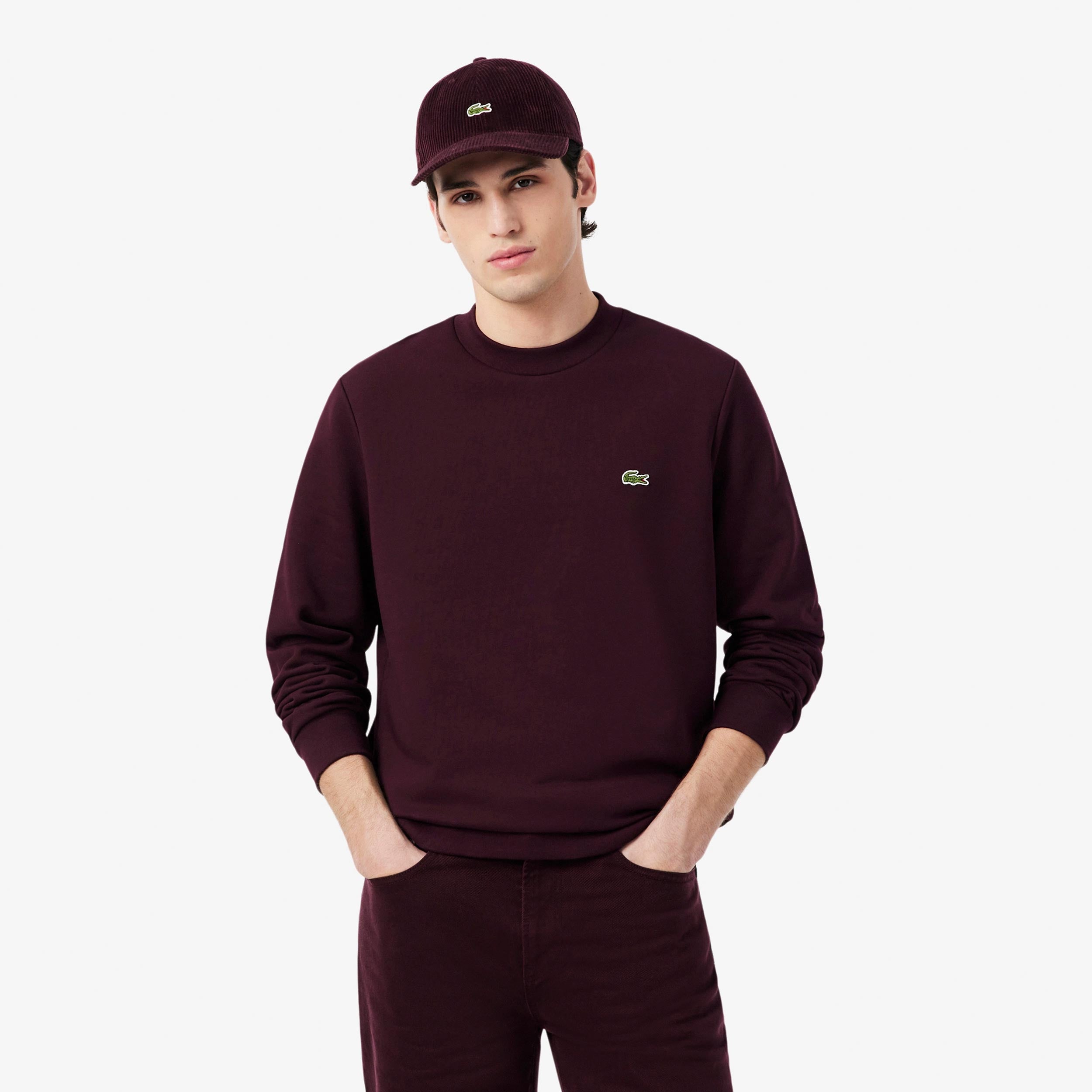 Lacoste Sweatshirt Men - dark red