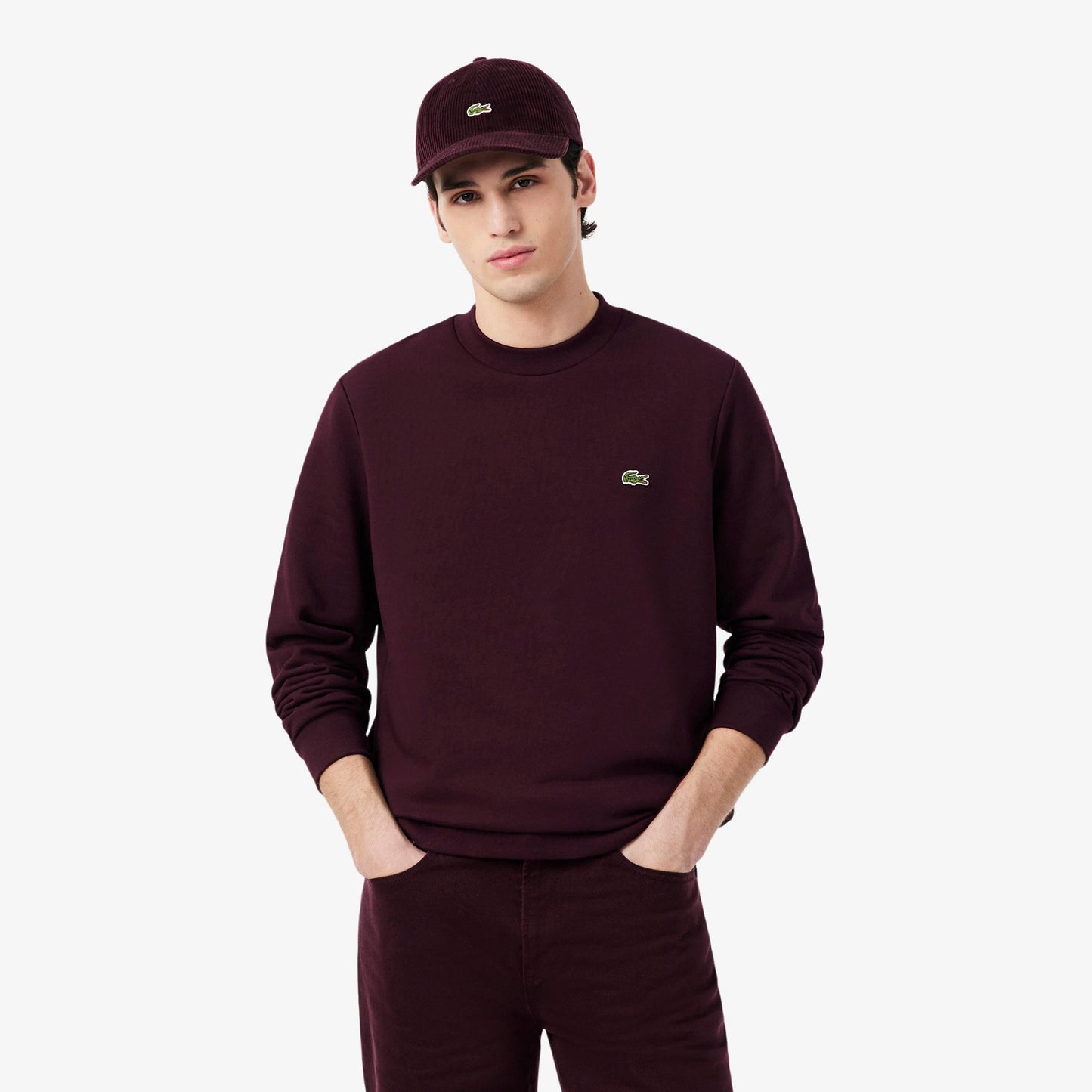 Lacoste Sweatshirt Men - dark red