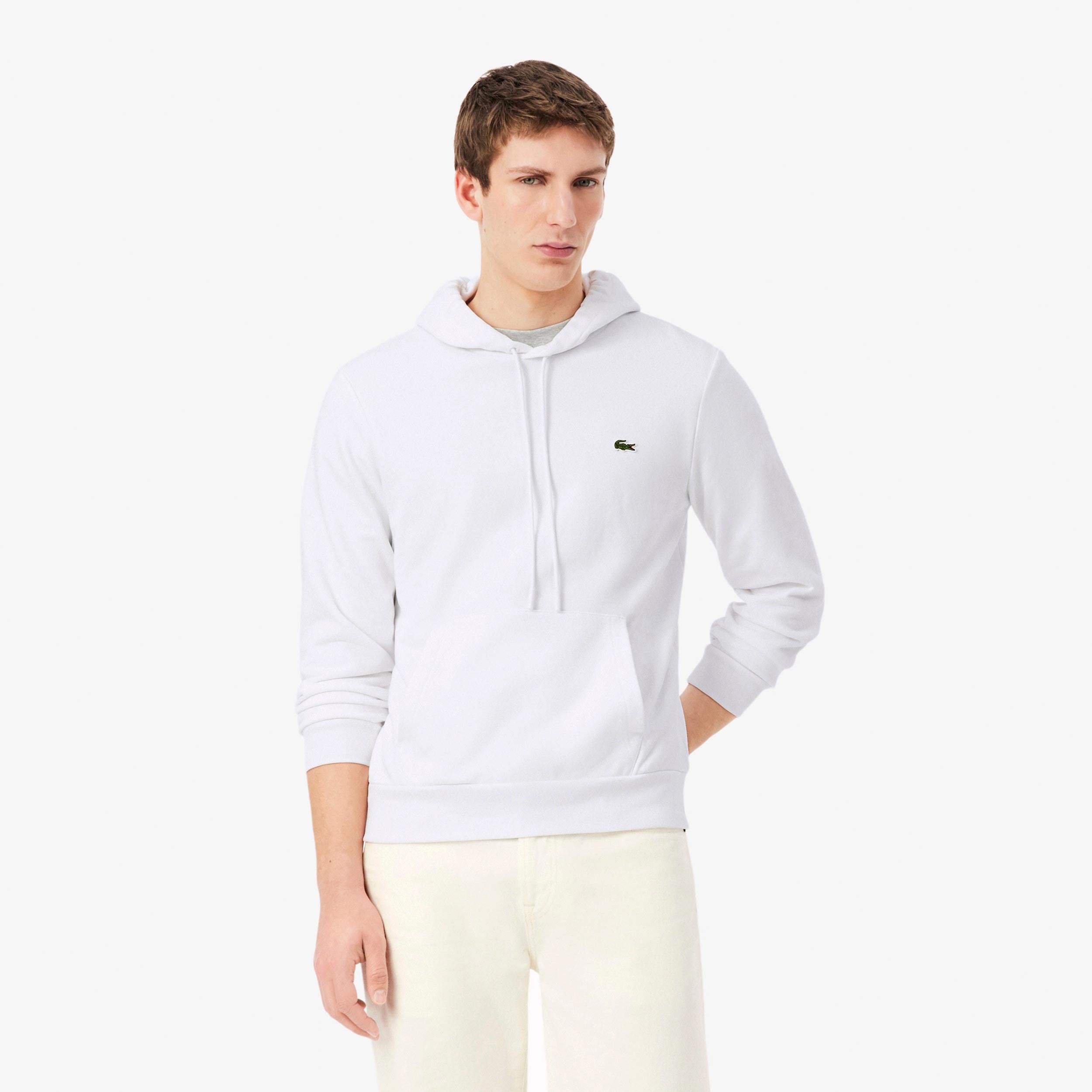 Lacoste Hoody Men - white