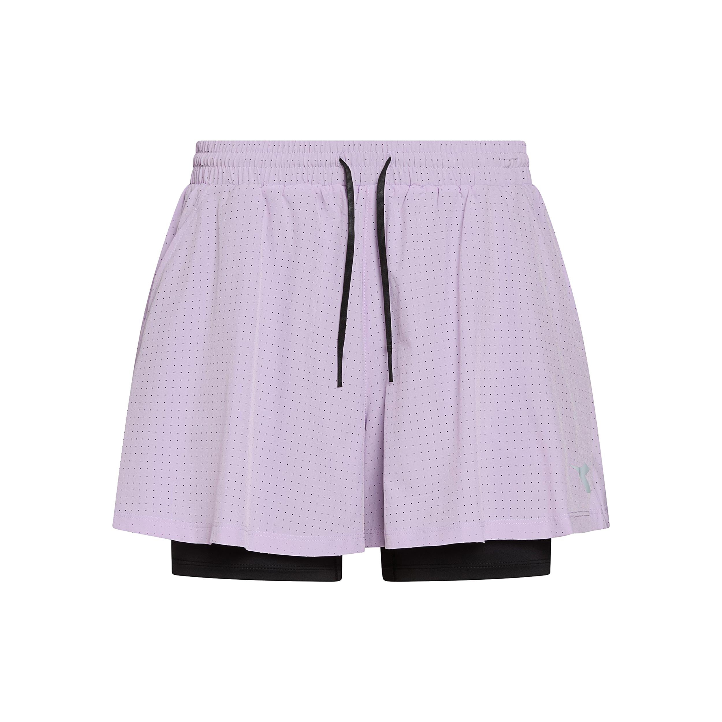 Diadora 2in1 Shorts Women - lilac