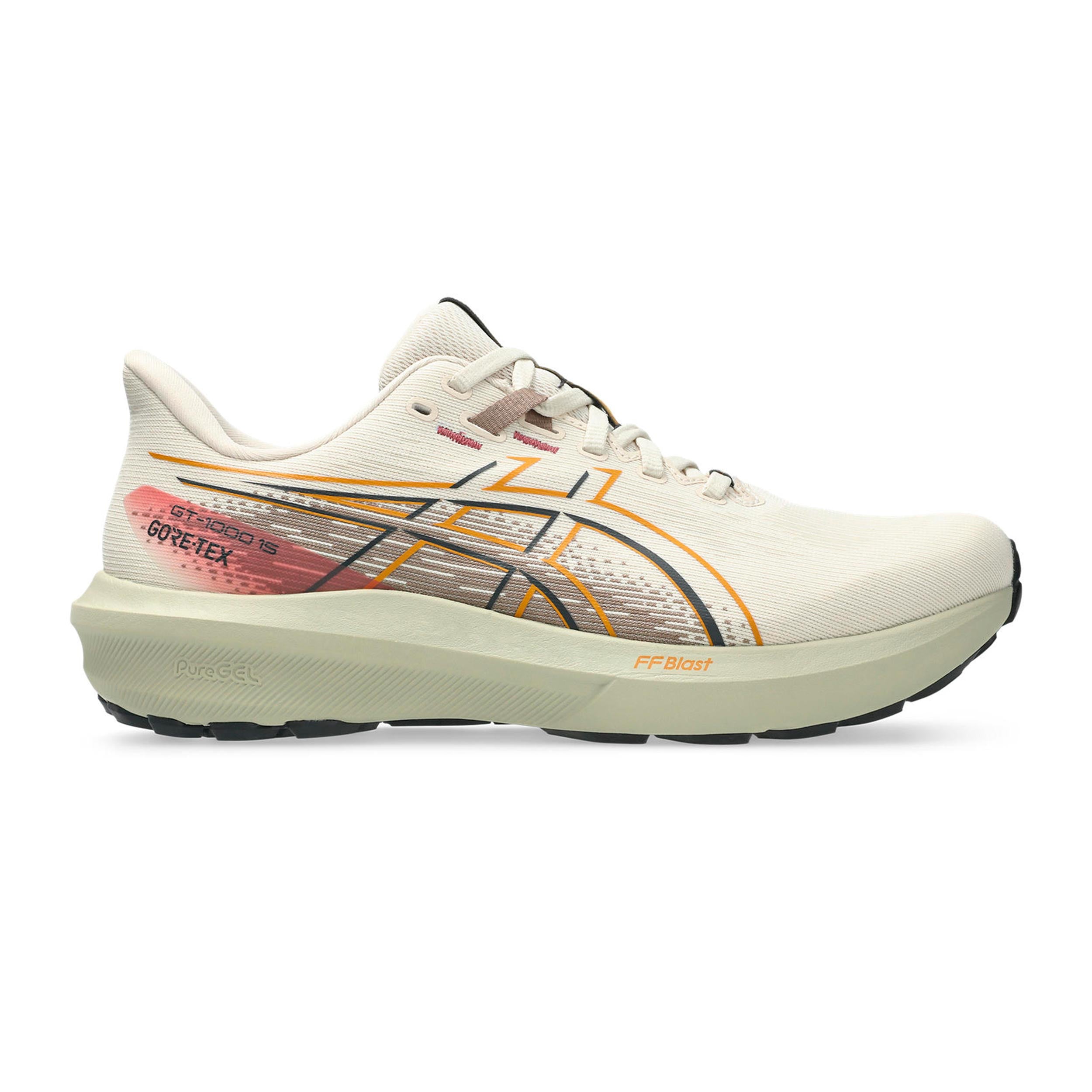 ASICS GT-1000 15 GTX Stability running shoe Men - beige, multicoloured