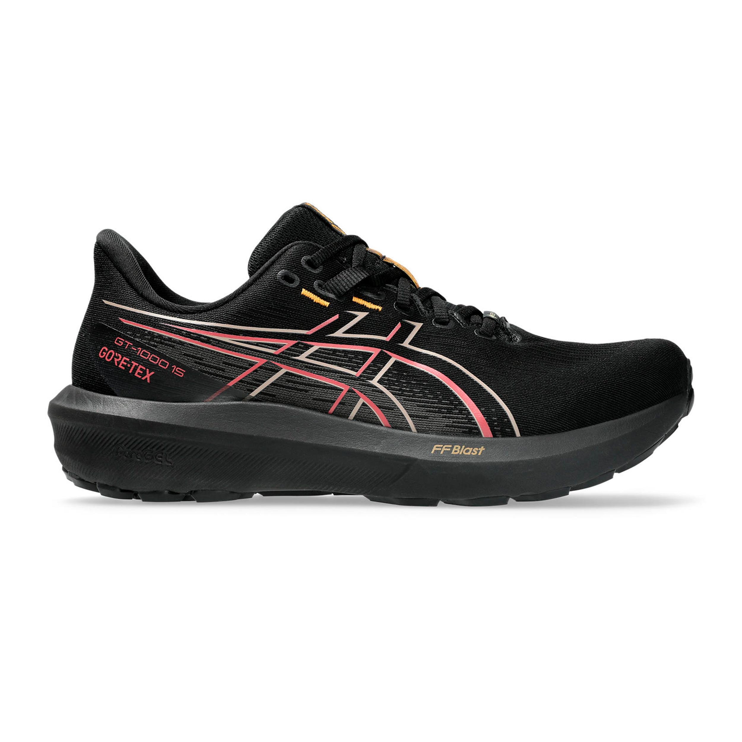 ASICS GT-1000 15 GTX Stability running shoe Men - black, pink