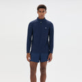 Edmond 1/4 Zip Long sleeve Men - dark blue