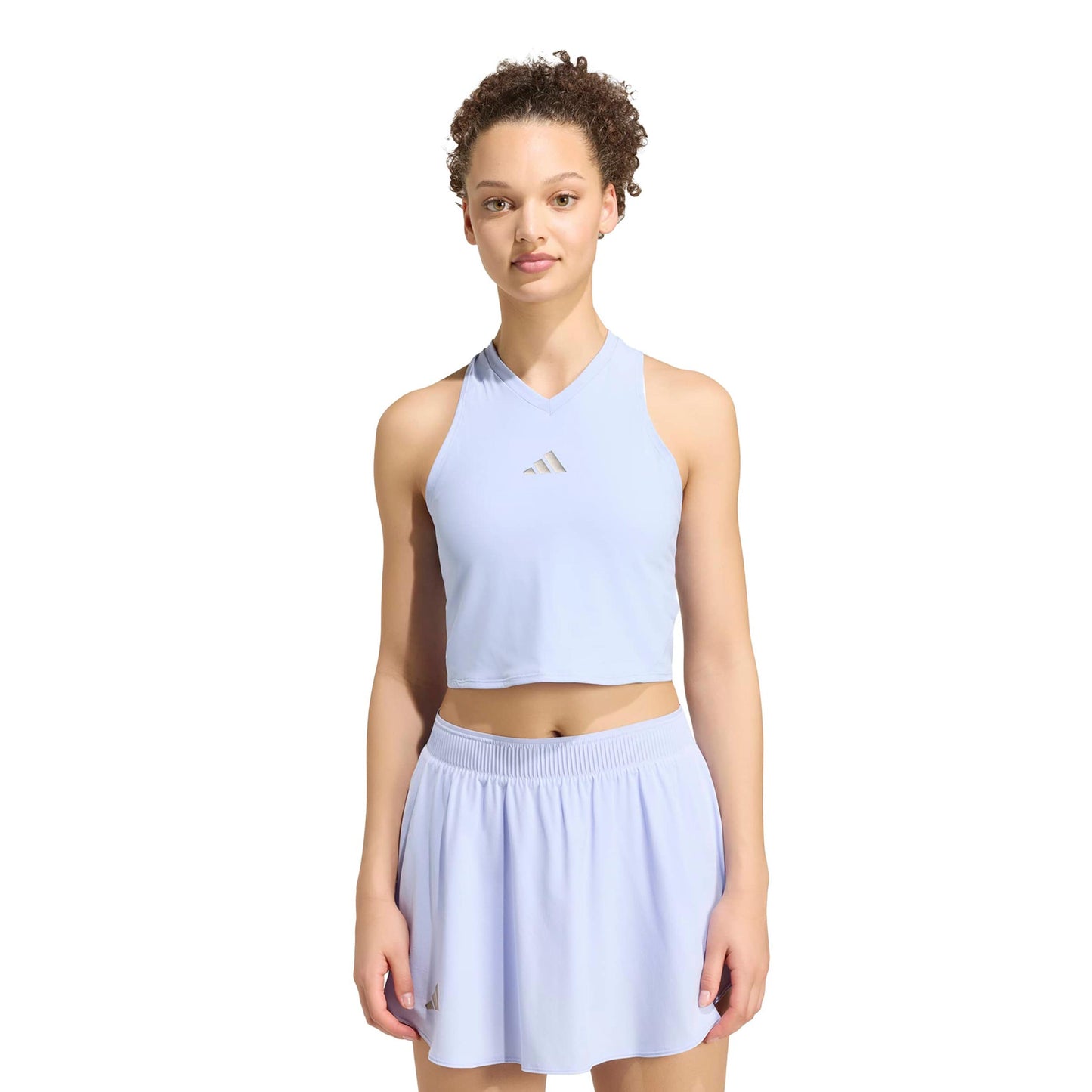 adidas Y- Pro Crop Tank Top Women - lilac, silver