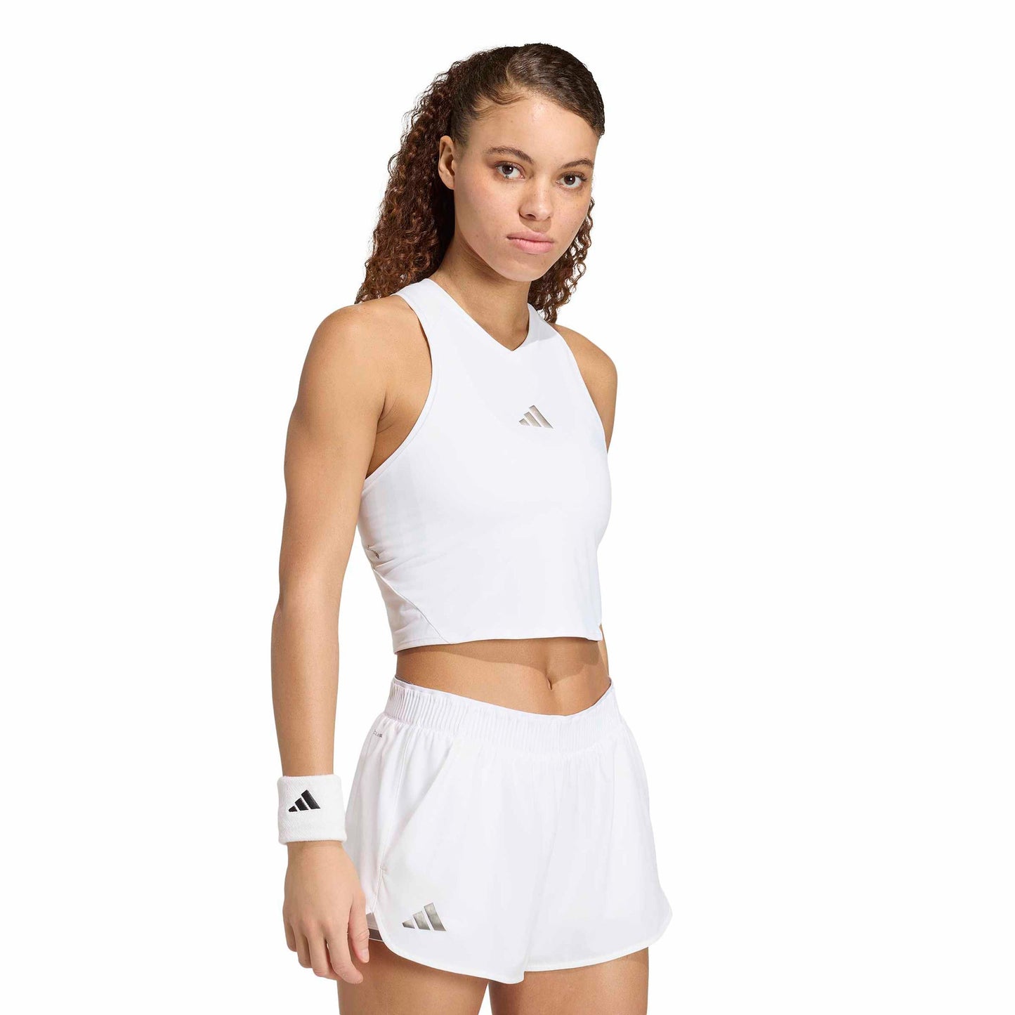 adidas Y- Pro Crop Tank Top Women - white, black