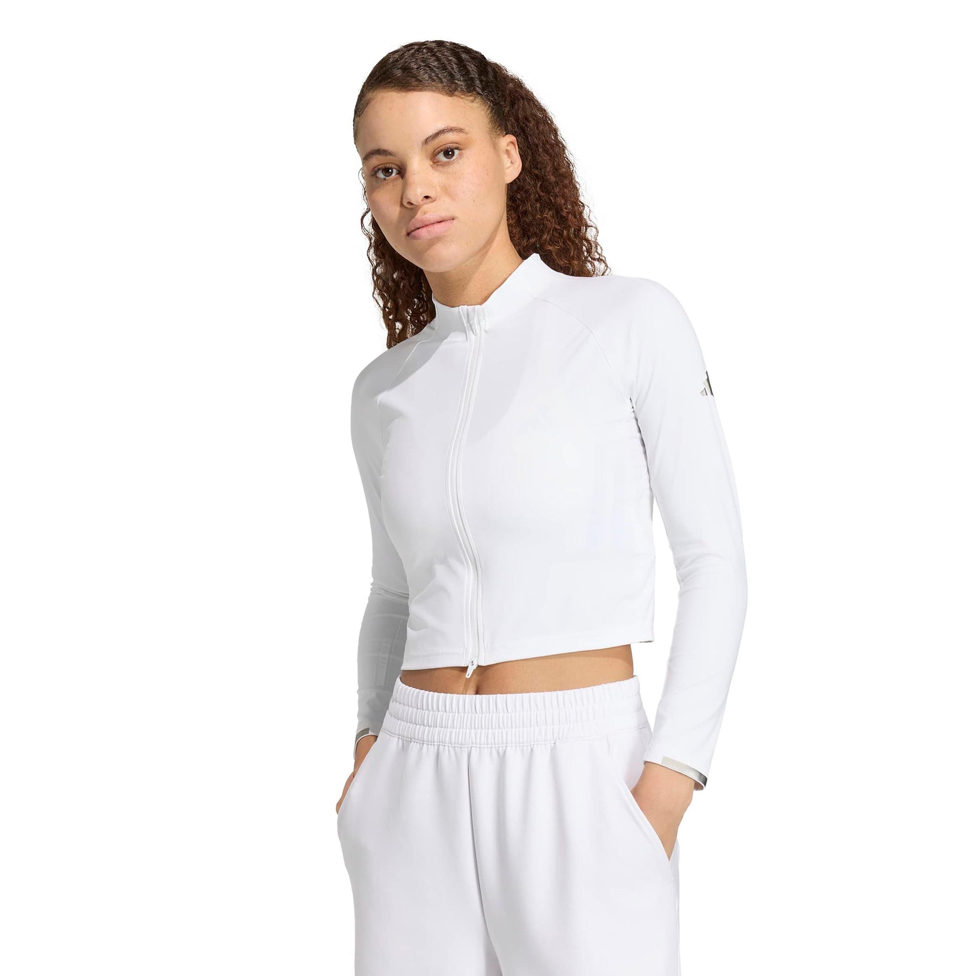adidas Pro Long sleeve Women - white