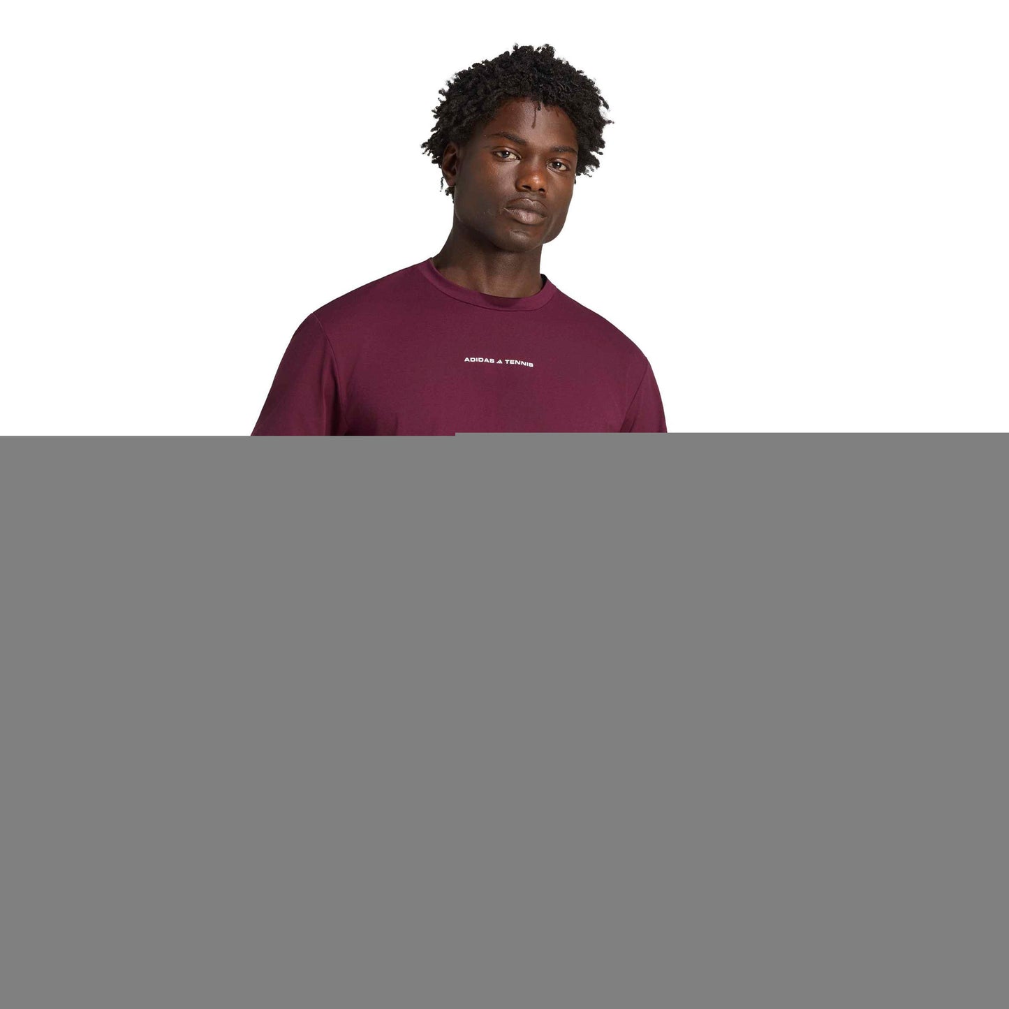 adidas T-Shirt Men - wine red