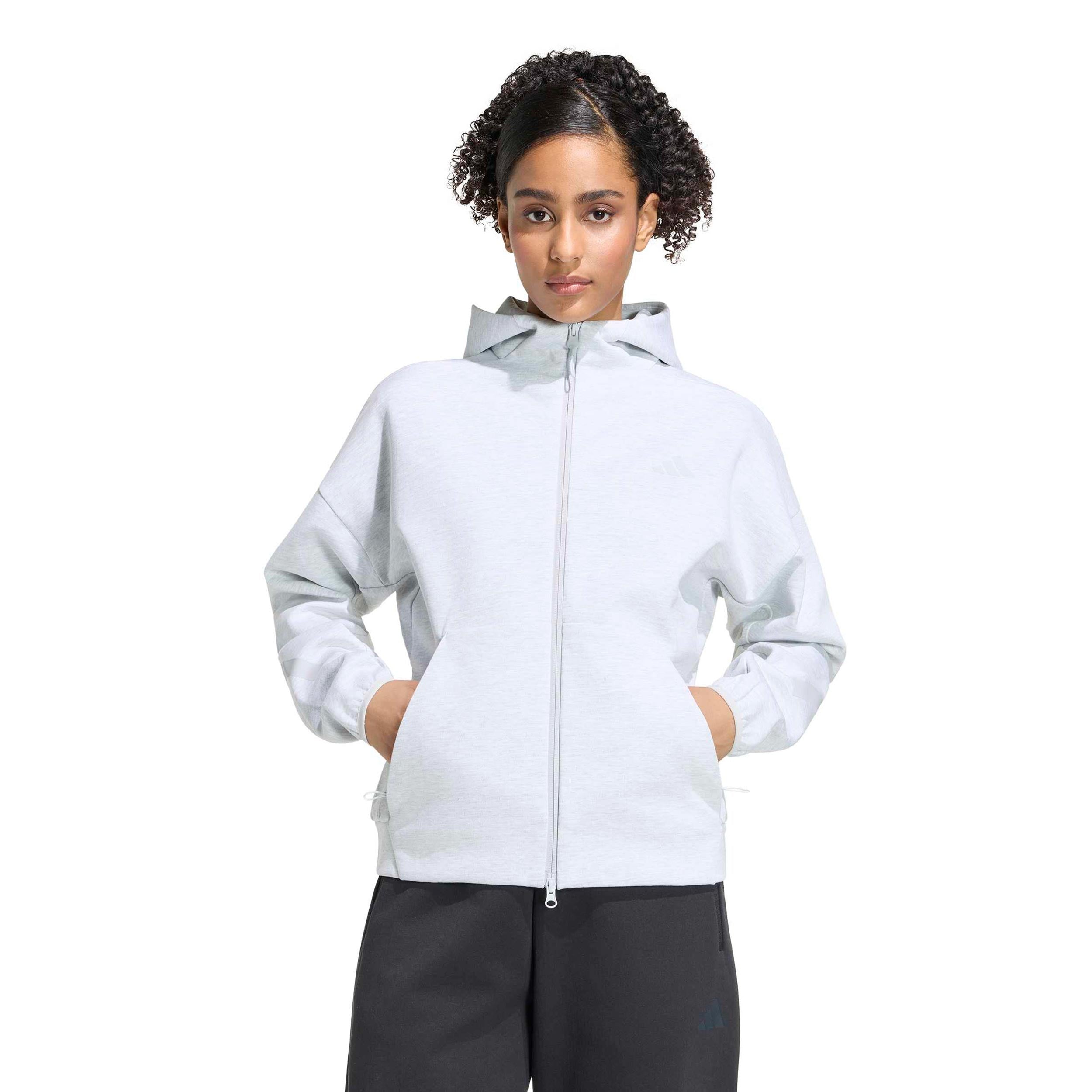 Z.N.E. Zip Hoodie Women - lightgrey | Tennis-Point