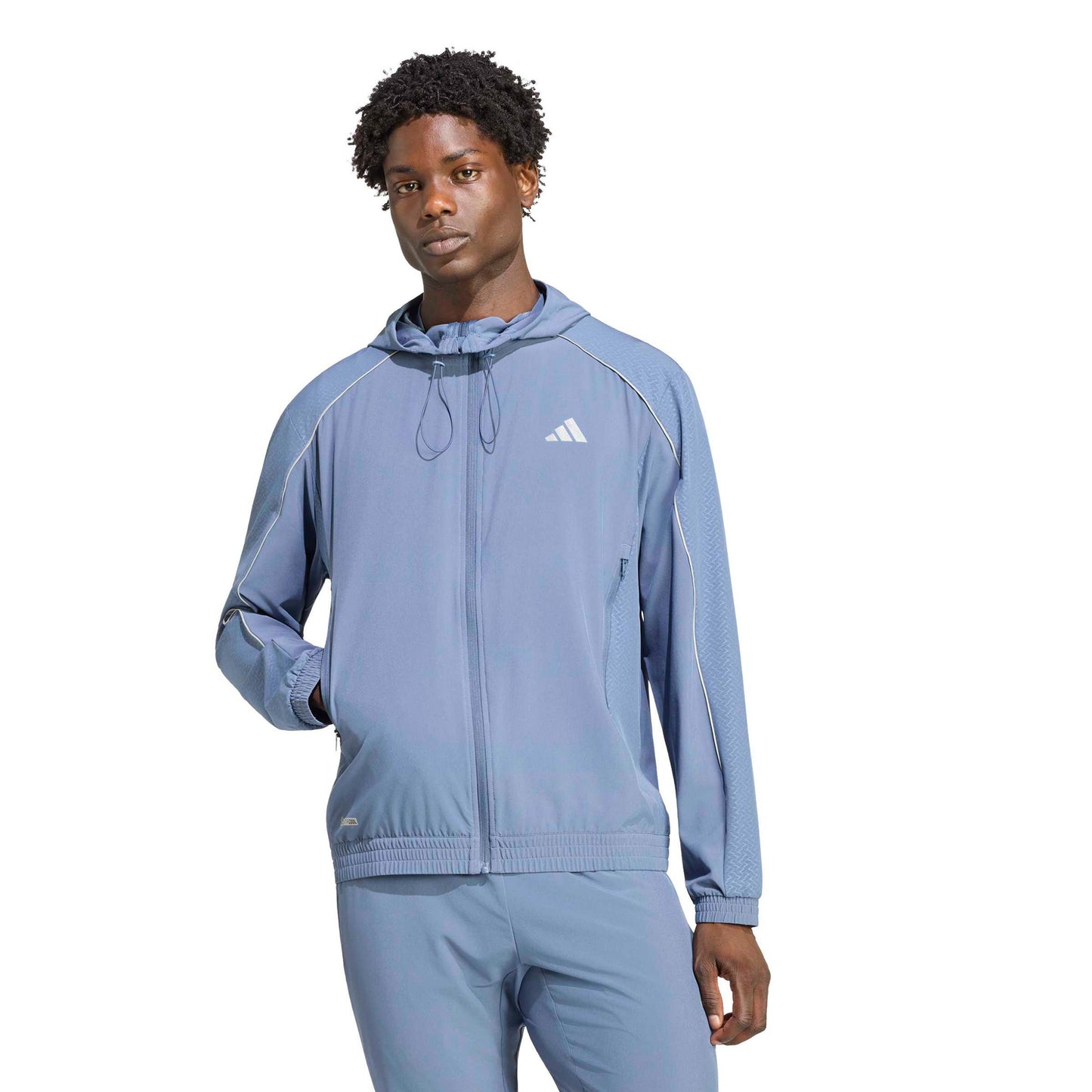 adidas Tech Stop Training jacket Men - blue grey