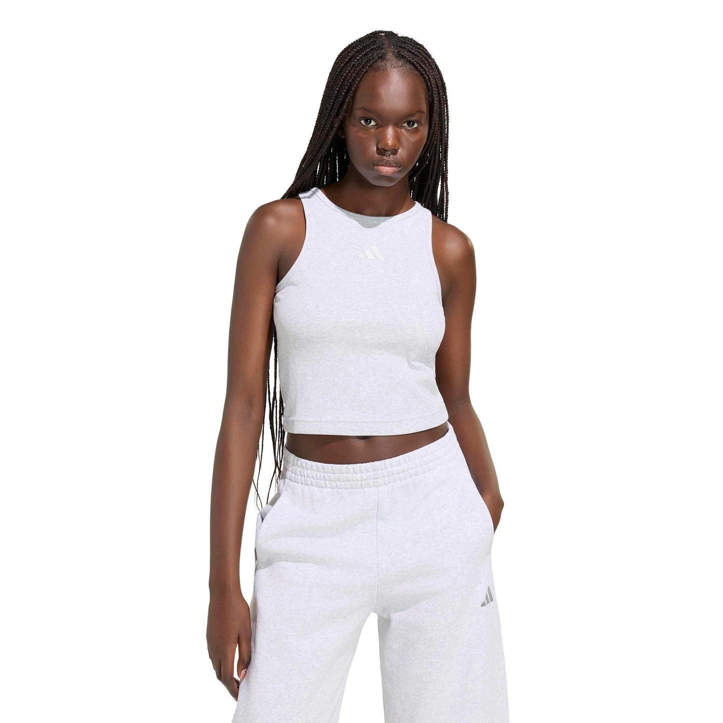adidas Ribbed Tank Top Women - lightgrey