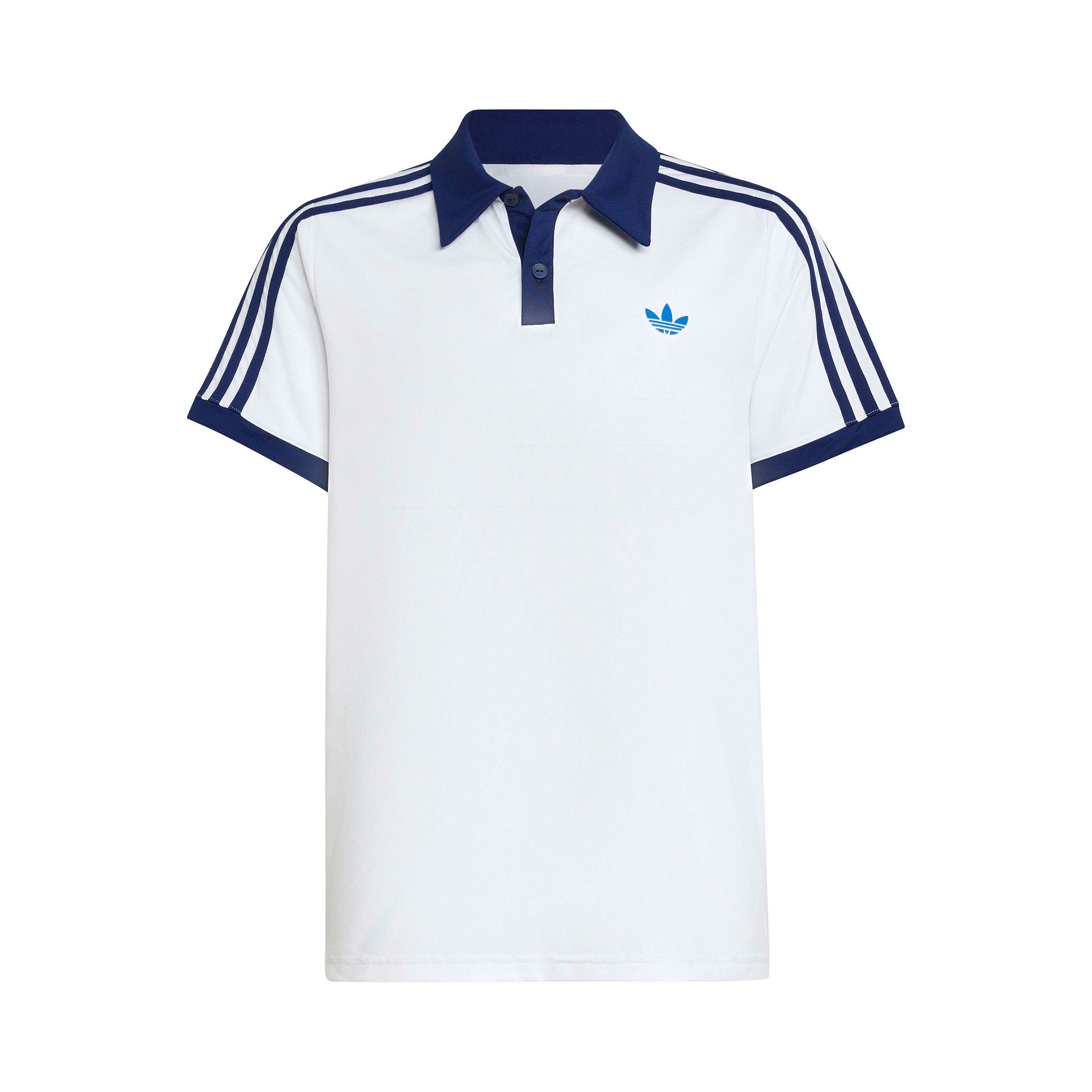 adidas Classics Polo Kids - white, dark blue