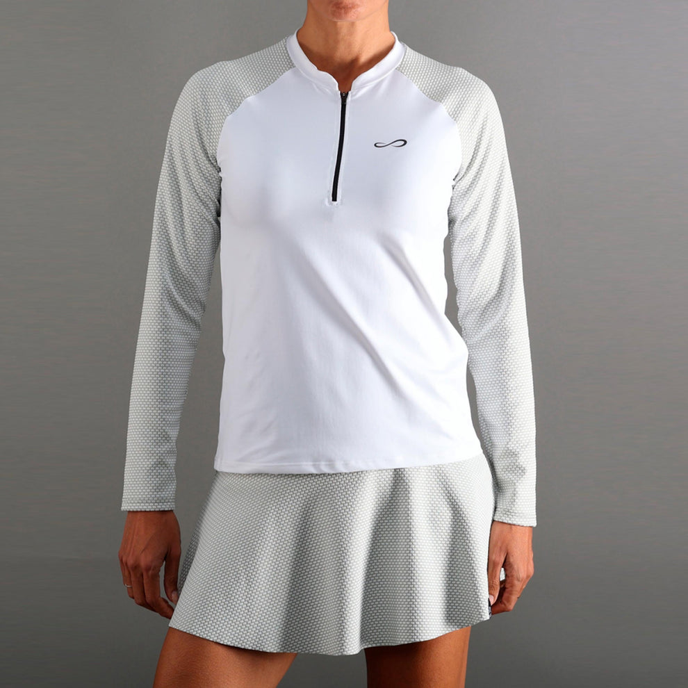 Kirsch Neo Sweatshirt Women - white, olive | Tennis-Point
