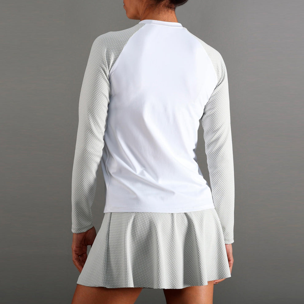 Kirsch Neo Sweatshirt Women - white, olive | Tennis-Point