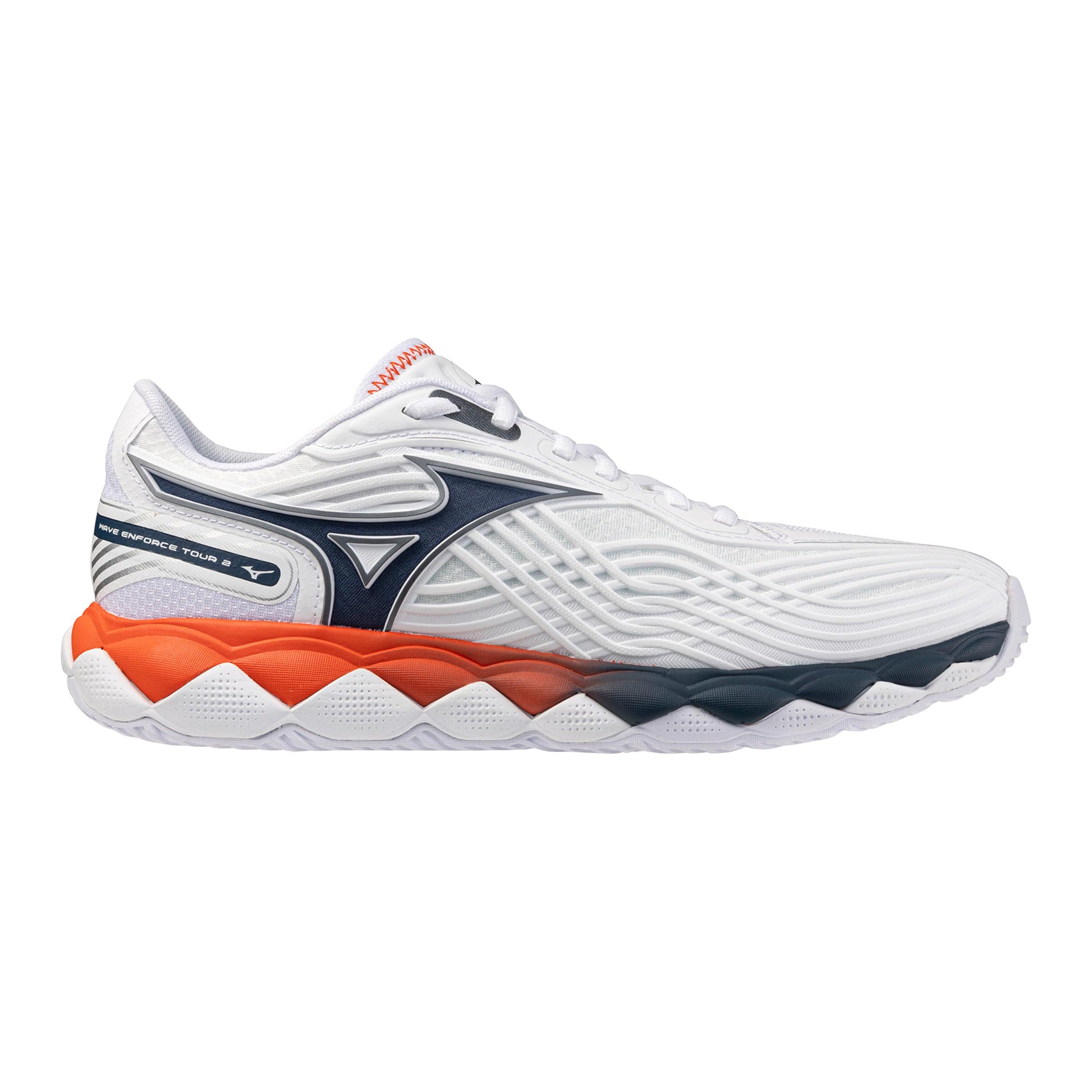 Mizuno Wave Enforce Tour 2 All court shoe Men - white, blue