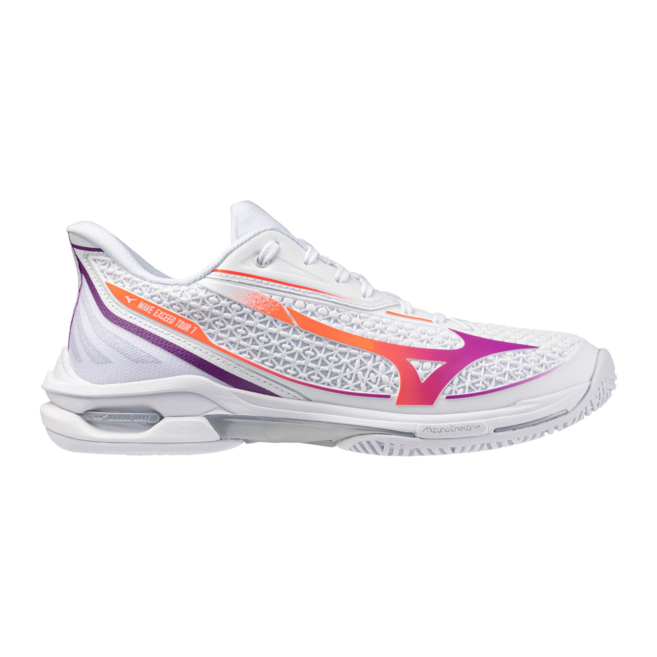 Mizuno Wave Exceed Tour 7 All court shoe Women - white, lilac