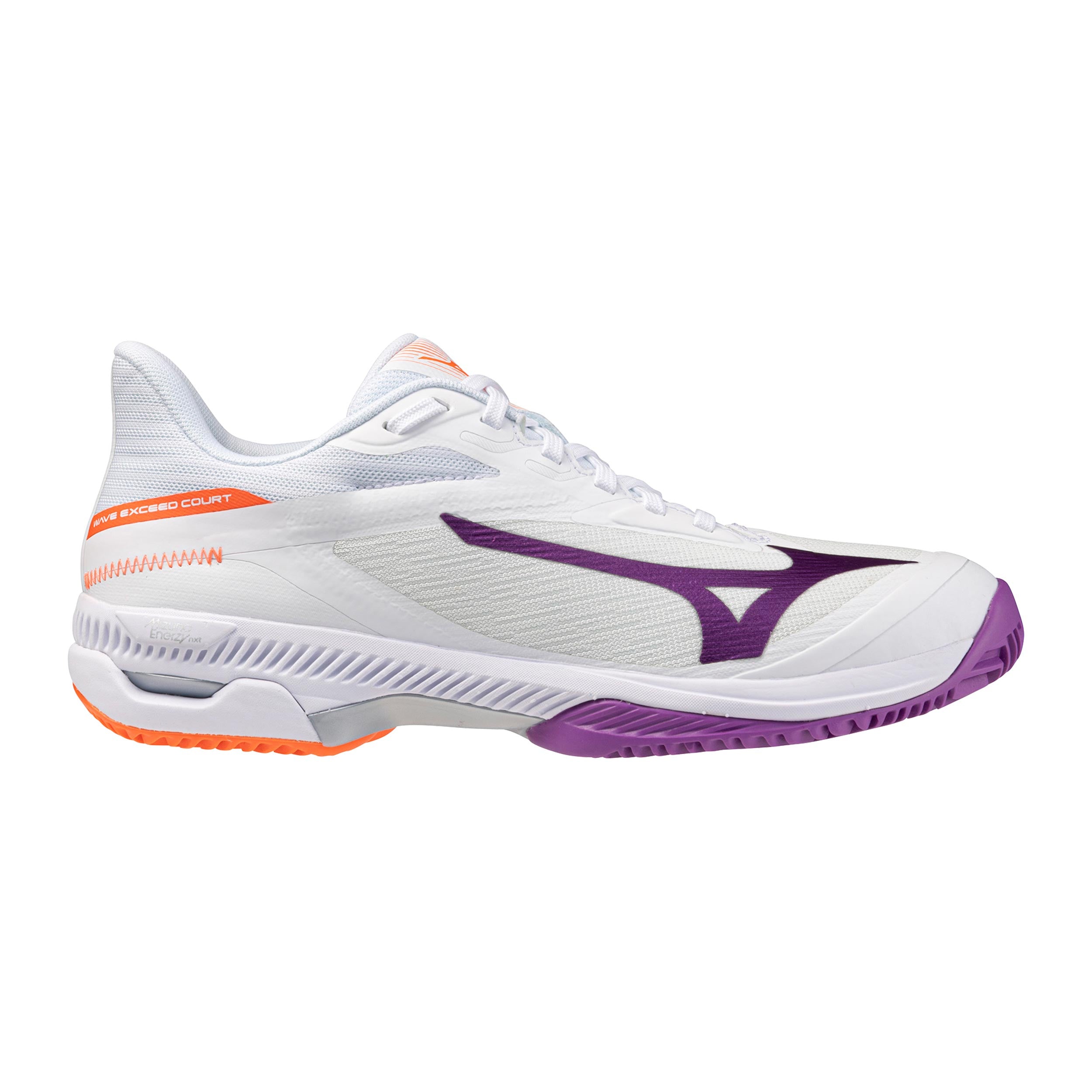 Mizuno Wave Exceed Court Clay court shoe Women - white, lilac
