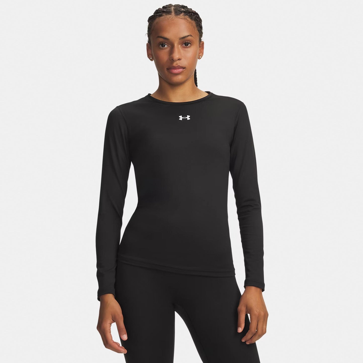 Under Armour ColdGear Crew Long sleeve Women - black, white