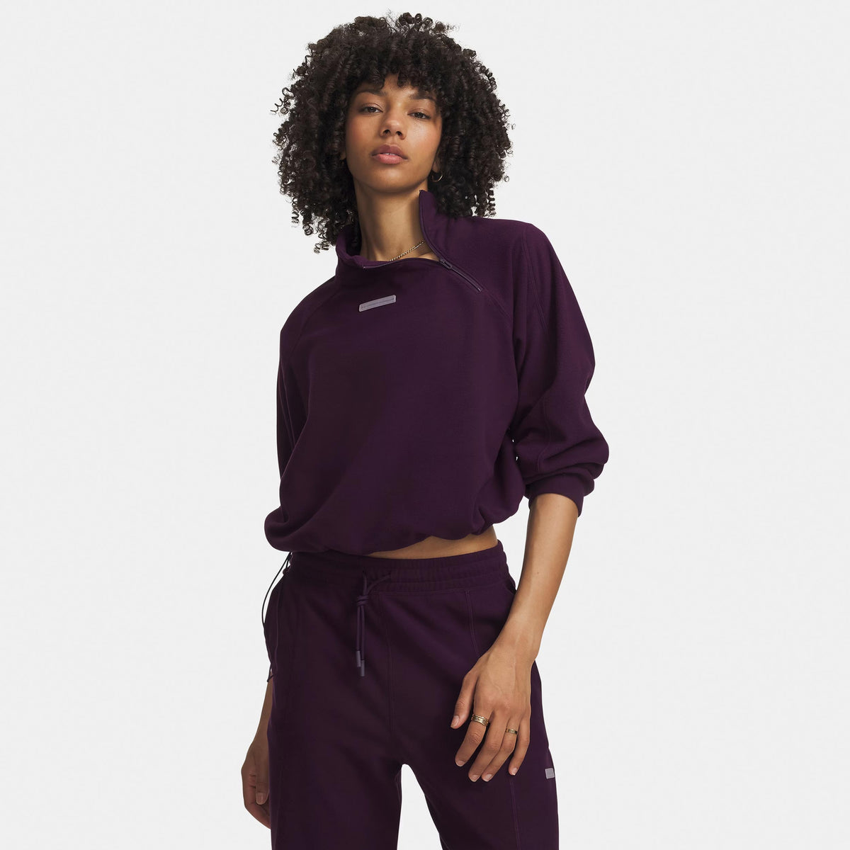 Under Armour Performance Fleece 1/4 Zip Sweatshirt Women - lilac, violett