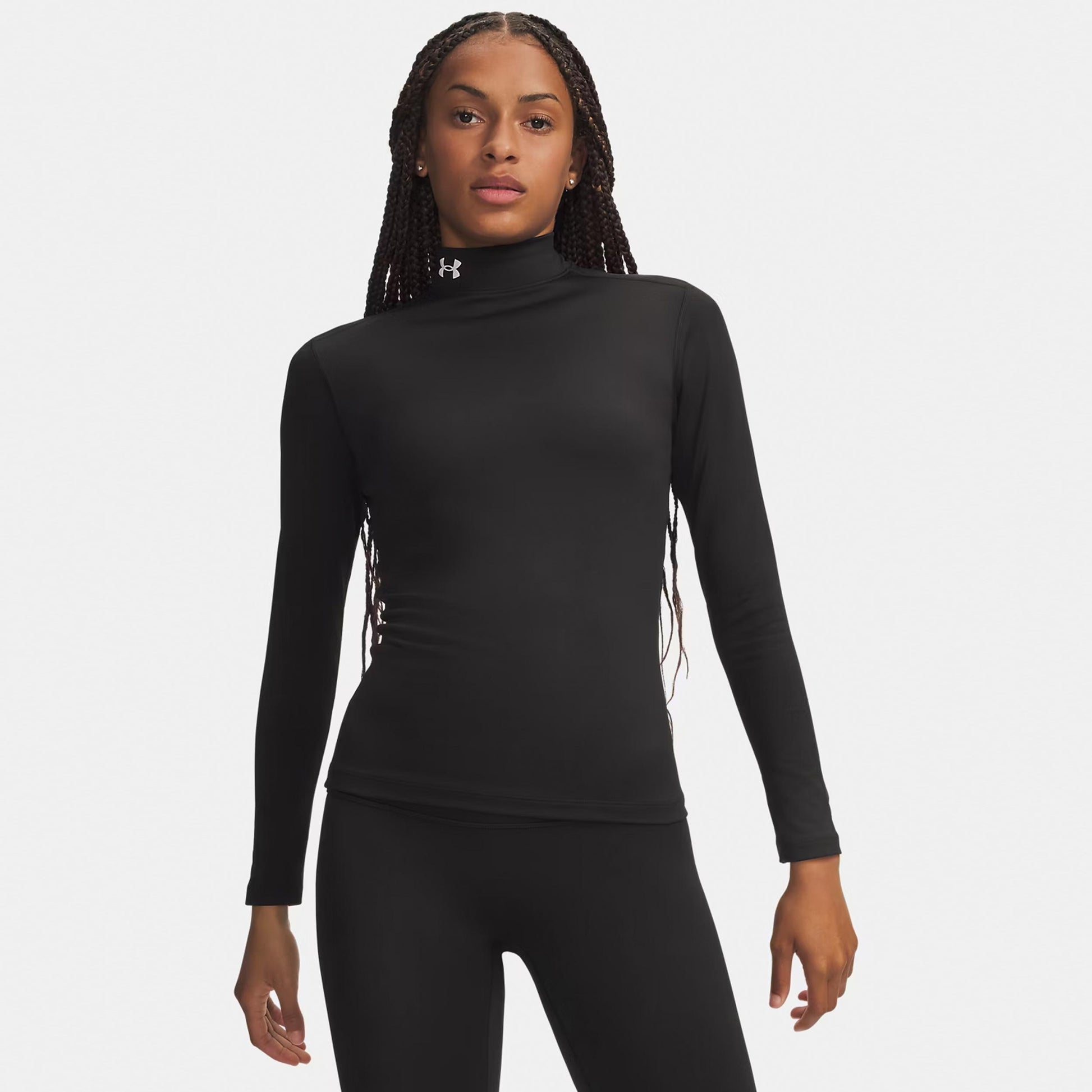 Under Armour ColdGear Mock Long sleeve Women - black, white