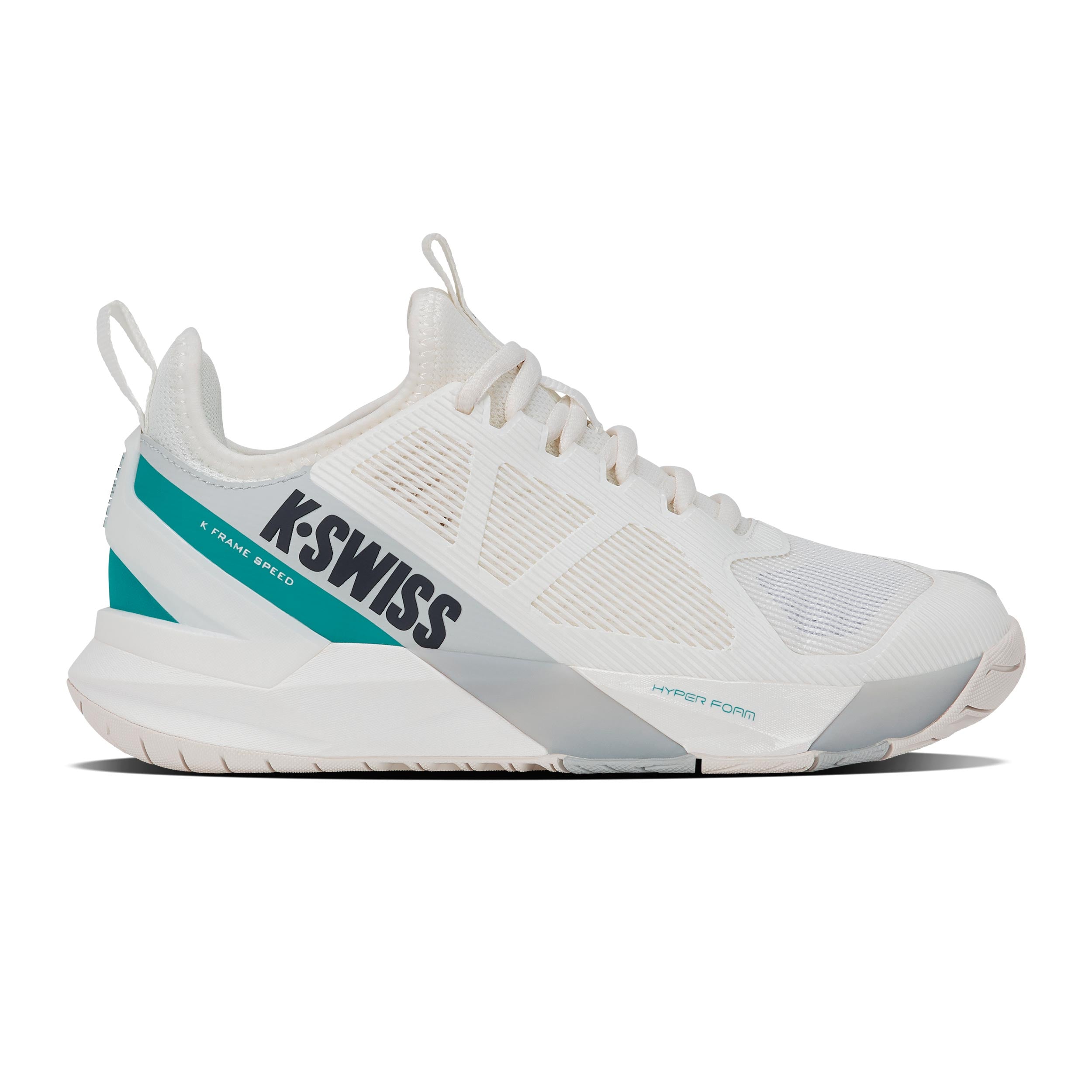 K-Swiss K-Frame Speed All court shoe Women - white, turquoise