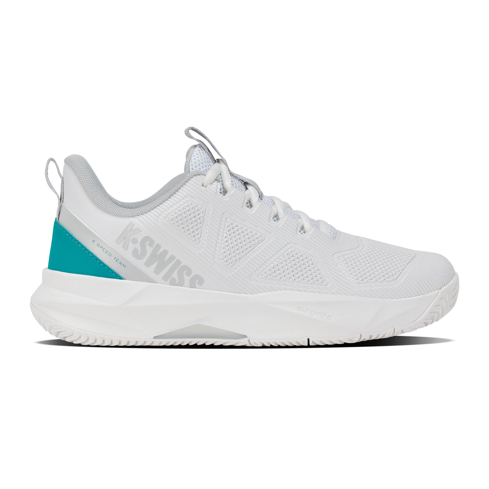 K-Swiss K-Speed Team Clay court shoe Women - white, turquoise