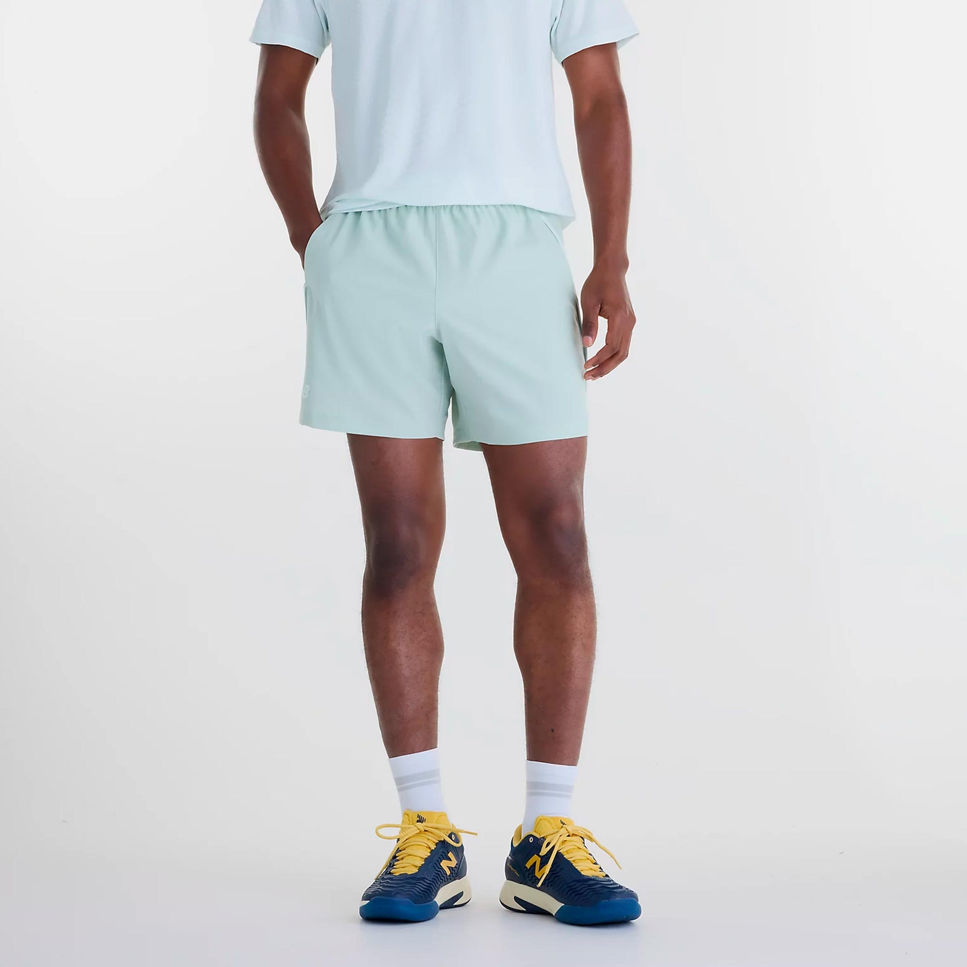 New Balance Tournament Shorts Men - grey-green