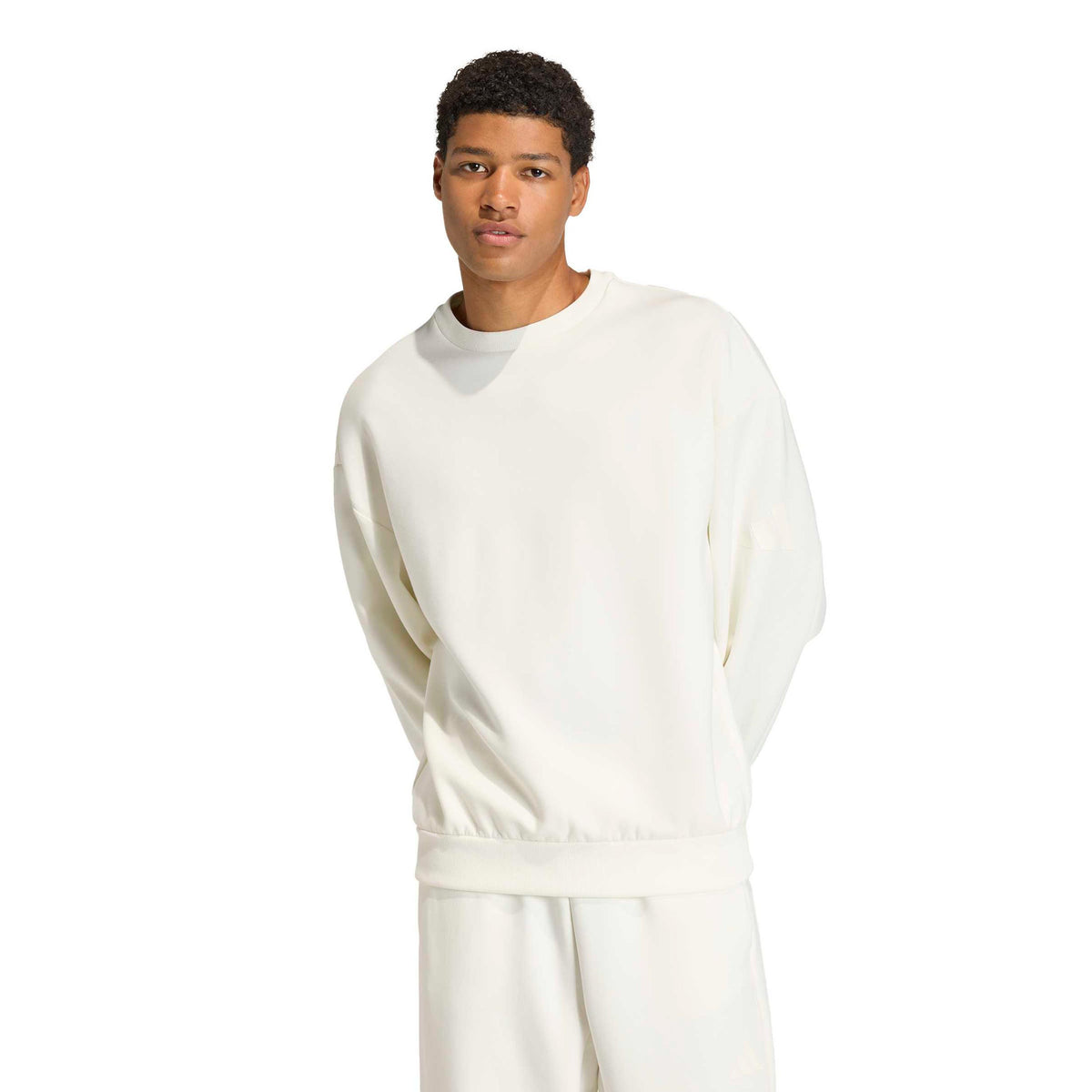adidas Soft Lux Crew Sweatshirt Men - off white