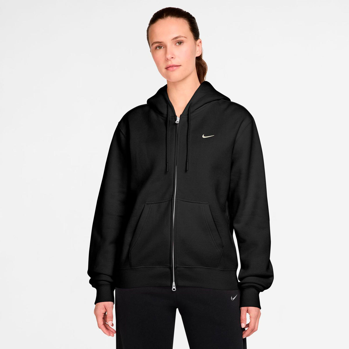 Nike Studio Fleece Zip Hoodie Women - black