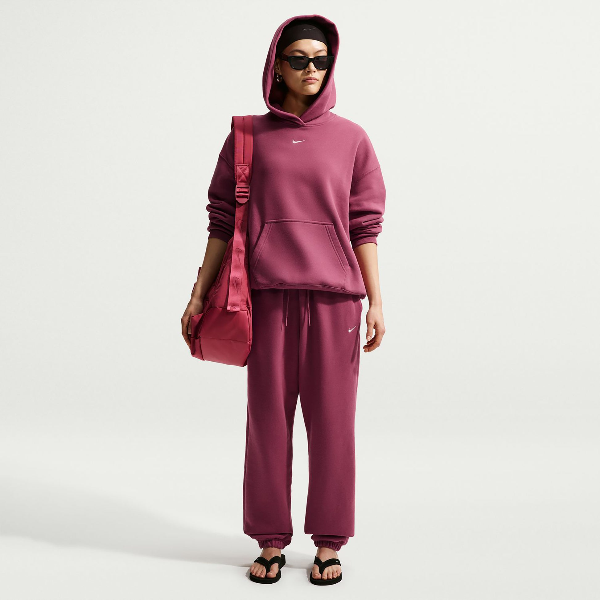 Nike Studio Fleece Training pants Women - mauve
