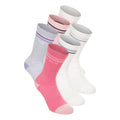 Elevated Crew Tennis Socks 6 Pack Kids - multicoloured, lilac