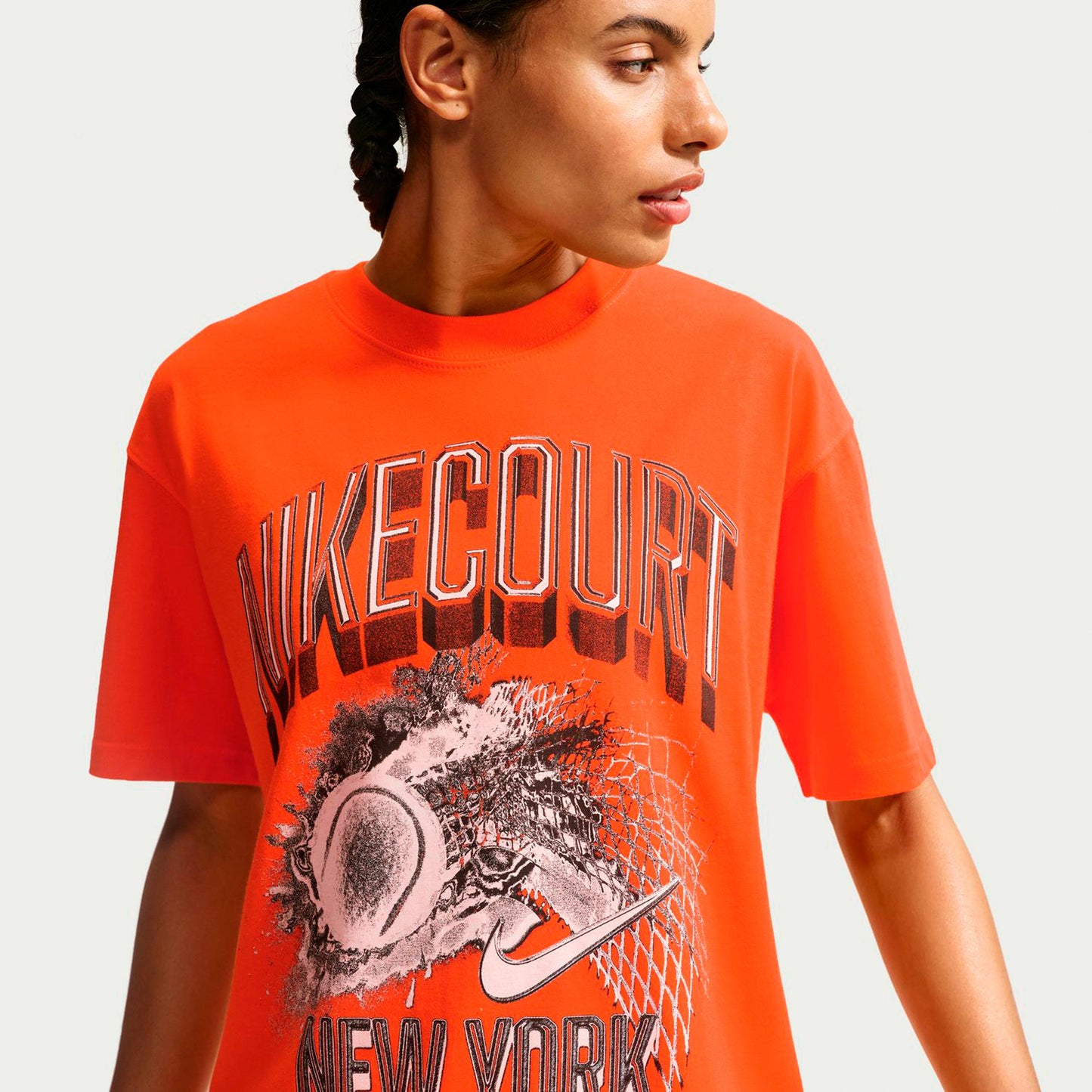 Nike Court Slam T-Shirt Women - orange