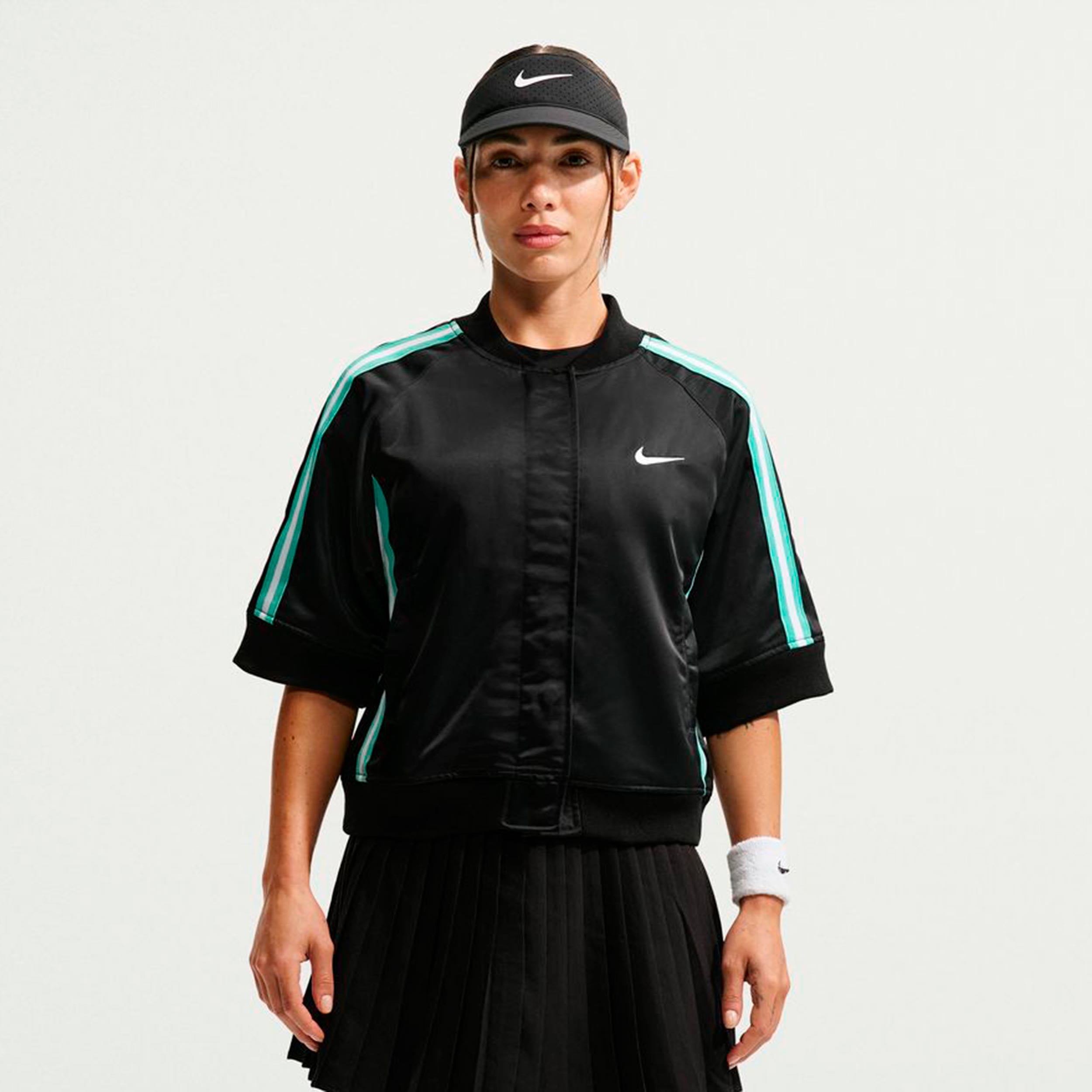 Nike Court Slam Training jacket Women - black, mint