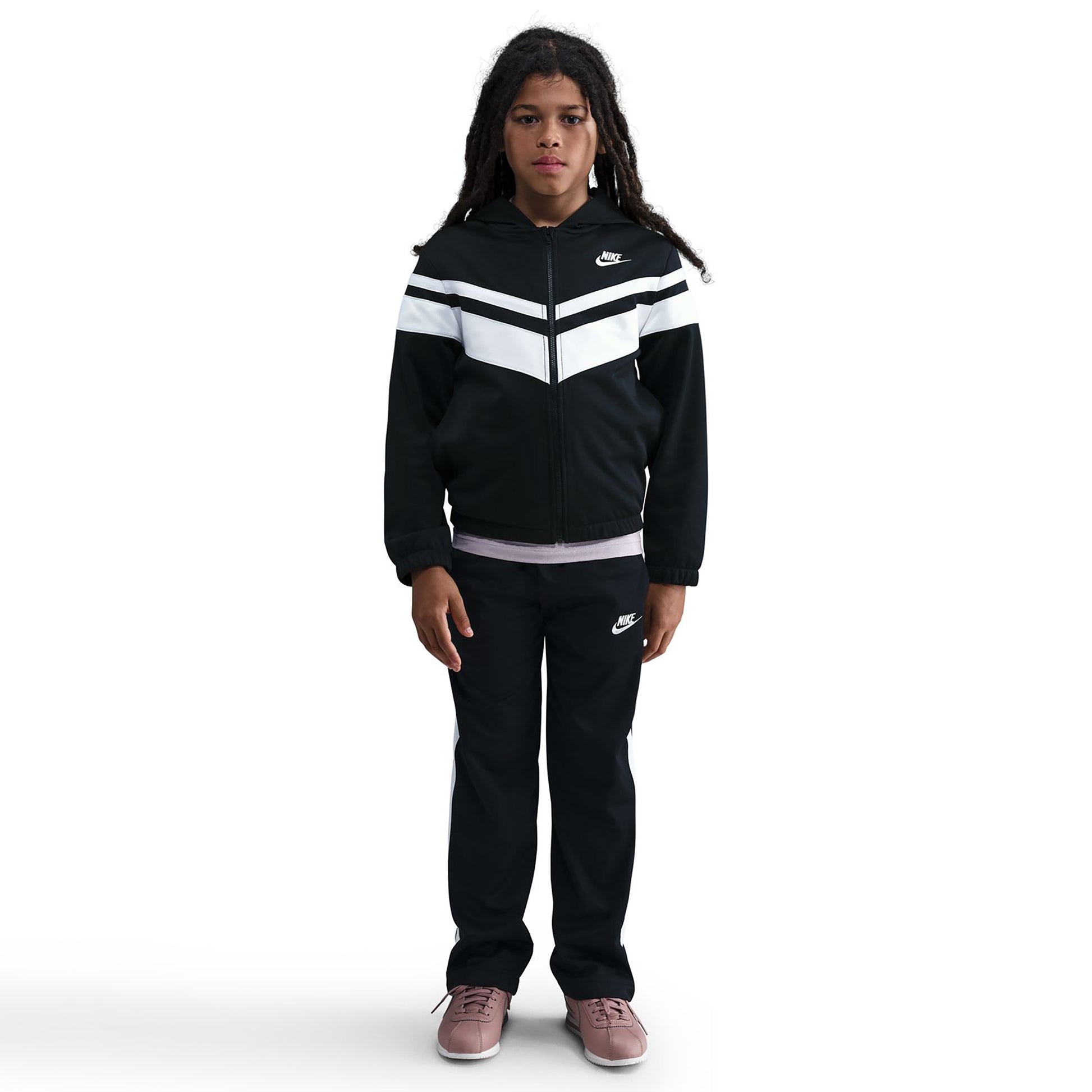 Nike Sportswear Tracksuit Kids - black, white
