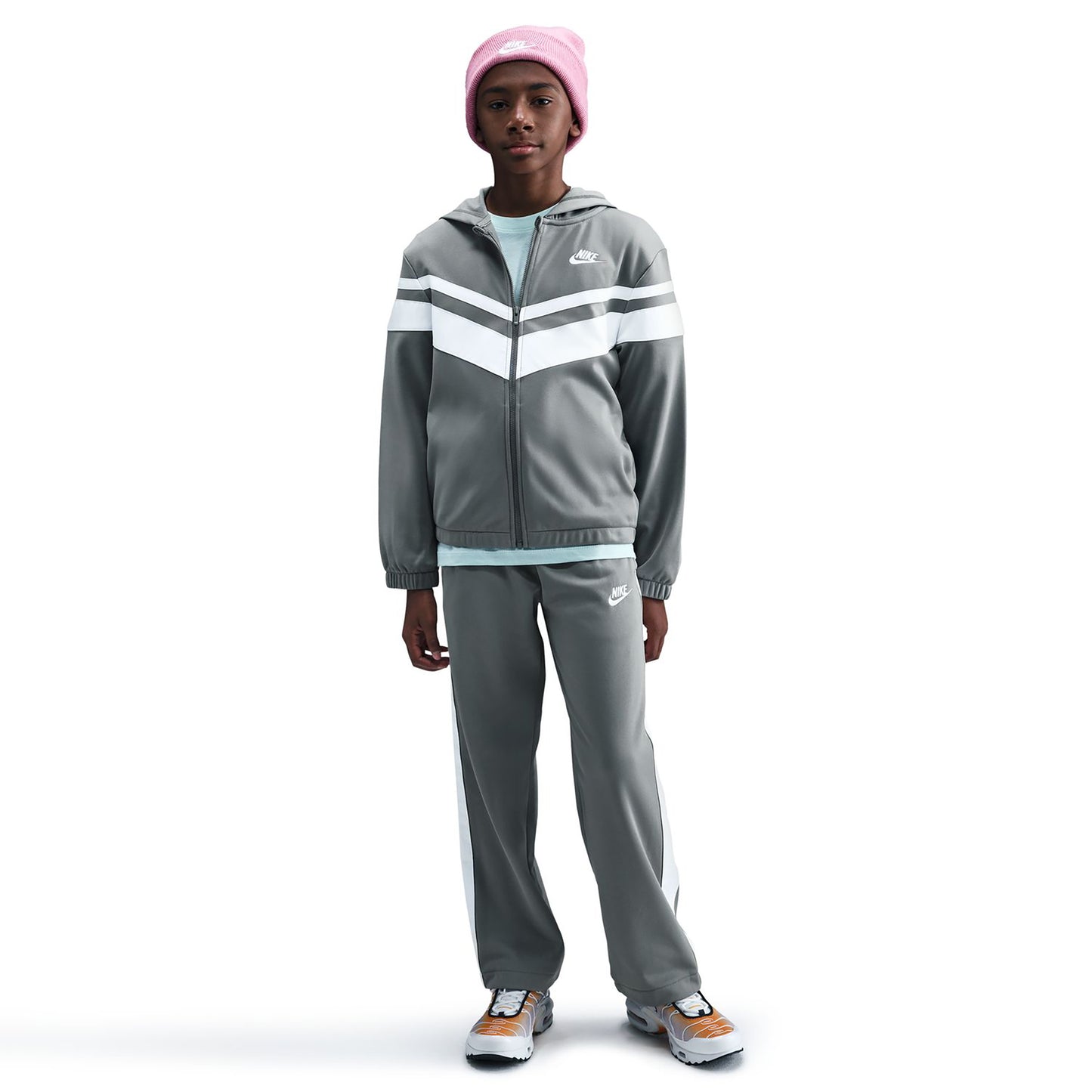 Nike Sportswear Tracksuit Kids - grey, white