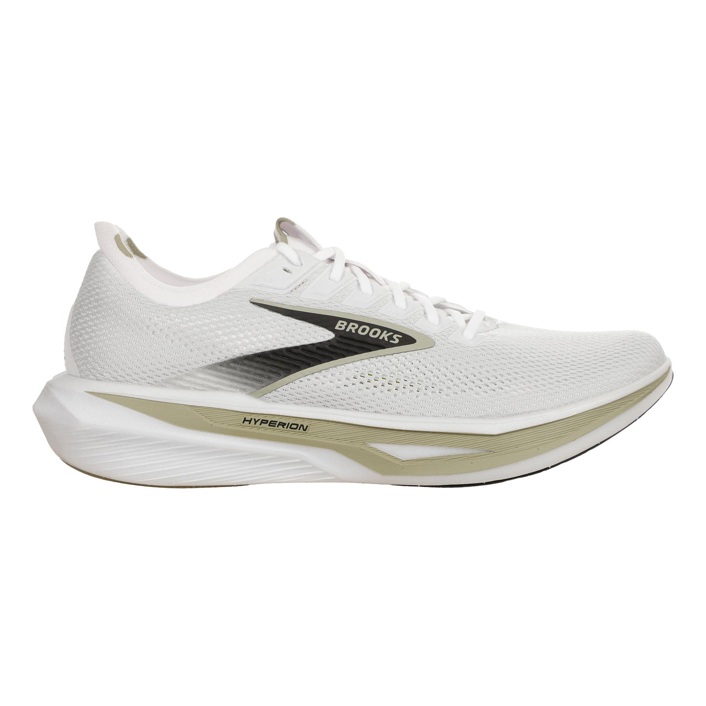 Brooks Hyperion 3 Neutral running shoe Men - white, olive